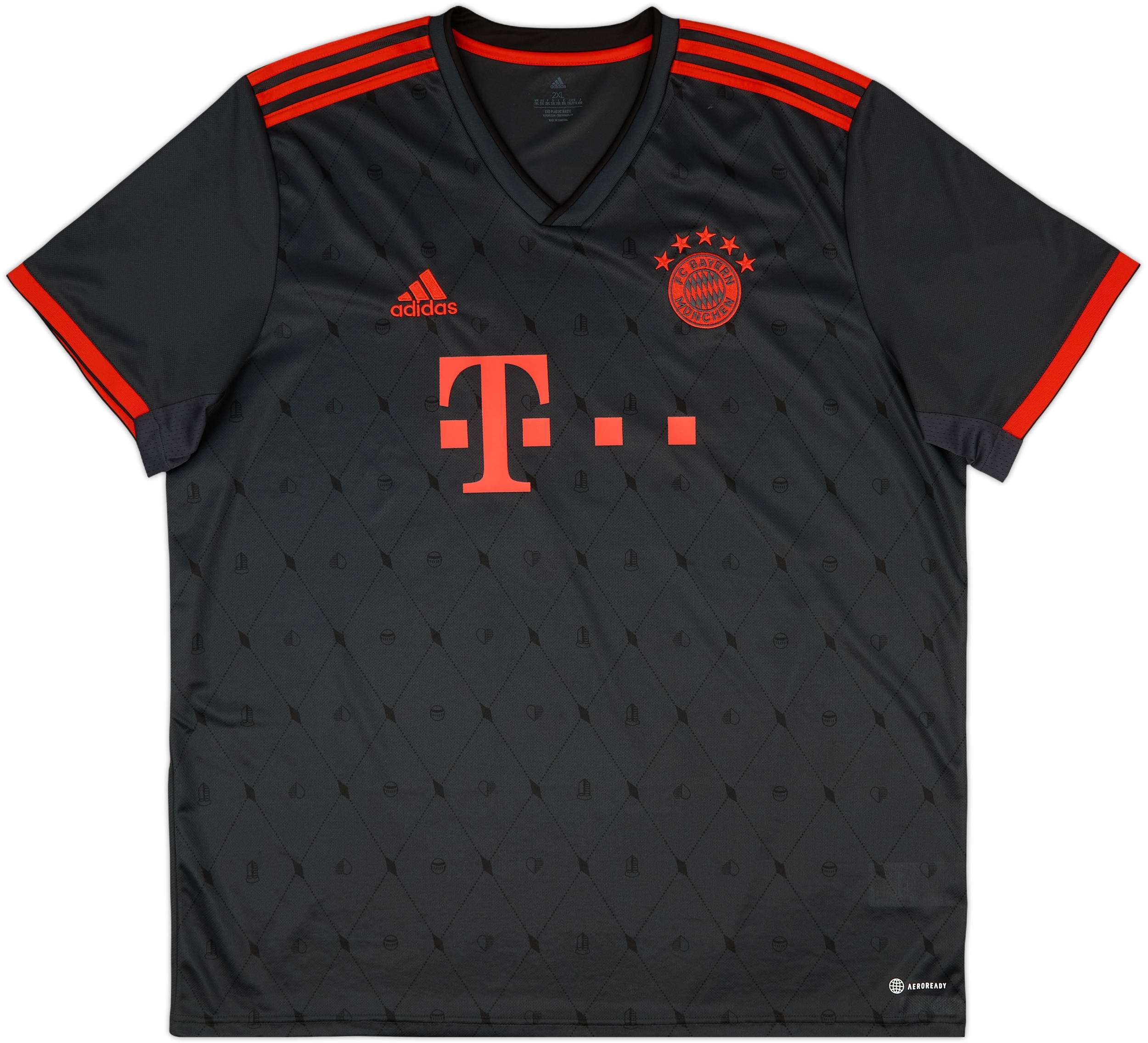 正規代理店 2022-23 (XXL) - 10/10 - #25 Muller Shirt Third Munich Bayern ウェア