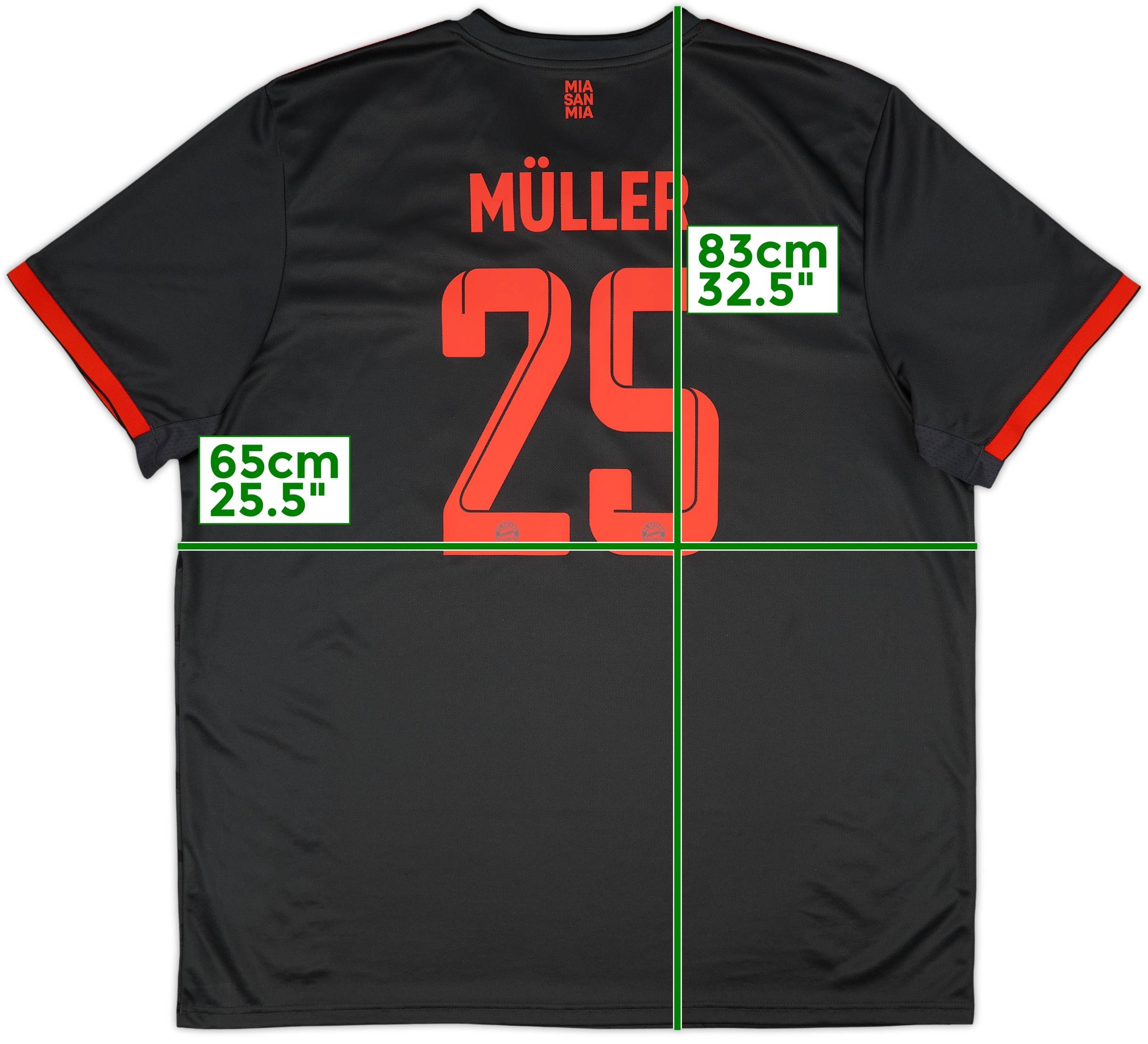 2022-23 Bayern Munich Third Shirt Muller #25 - 10/10 - (XXL)