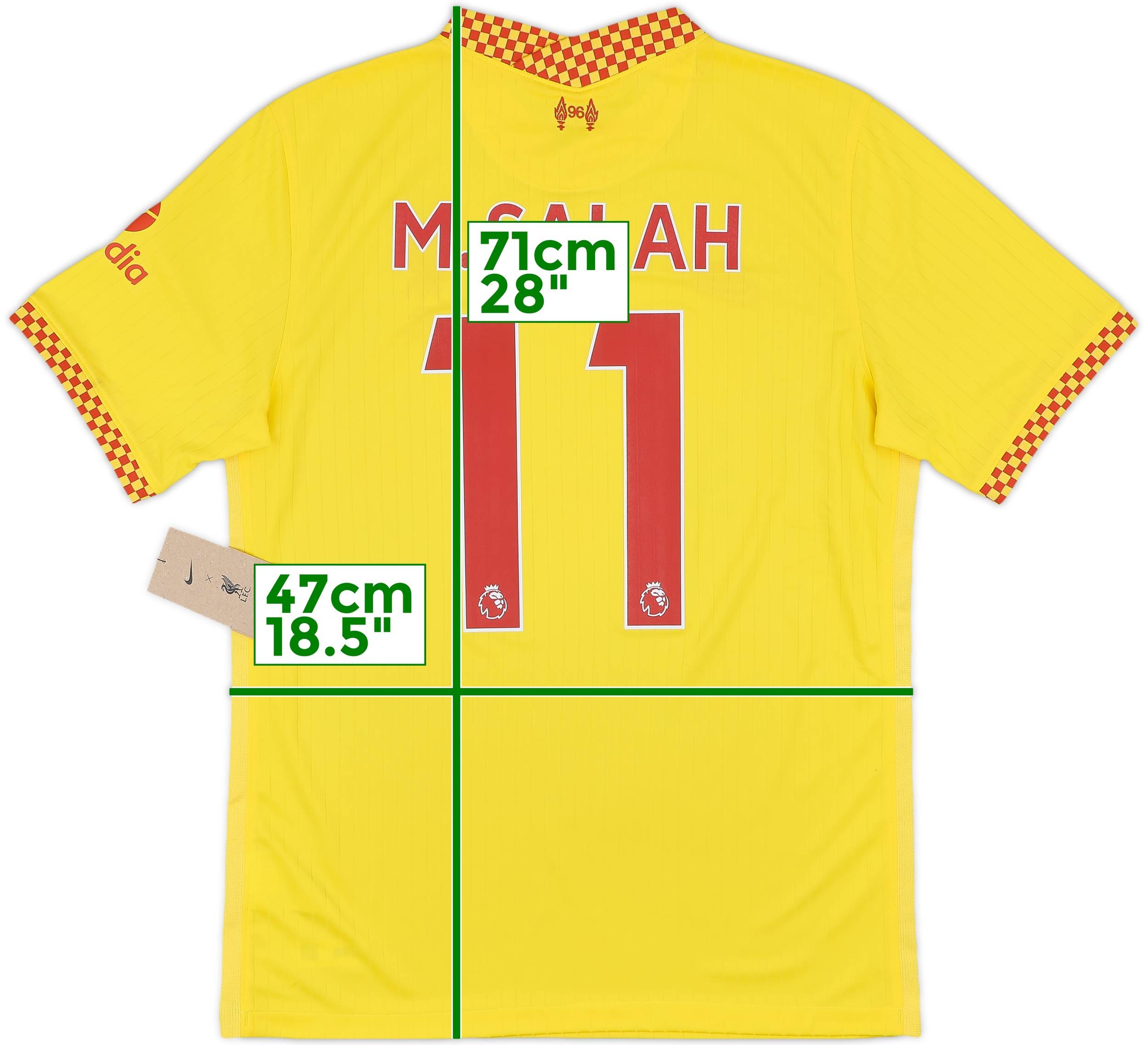 2021-22 Liverpool Home Shirt M.Salah #11 - 8/10 - (S)