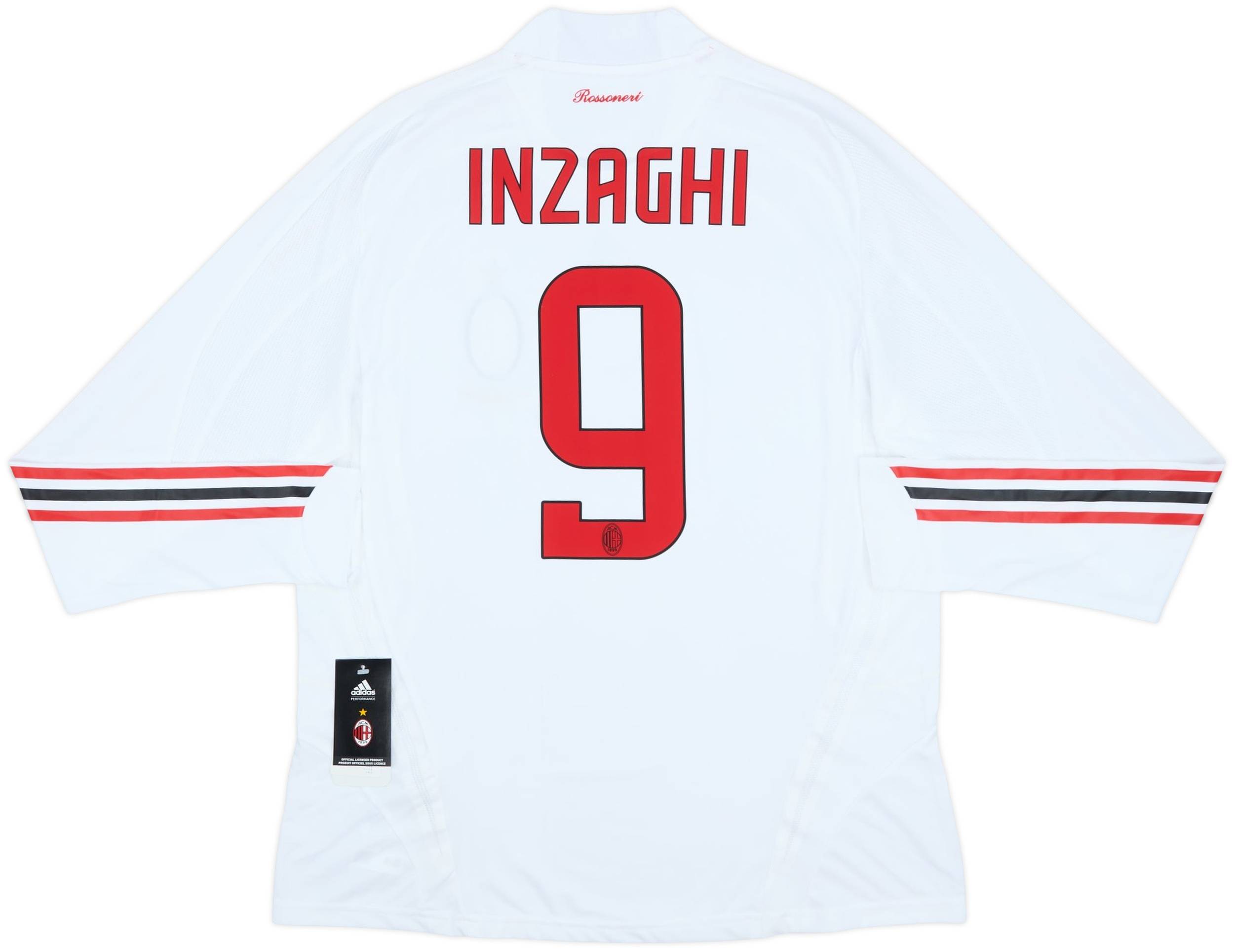 2006-07 AC Milan Third Shirt Inzaghi #9 - 5/10 - (XL)