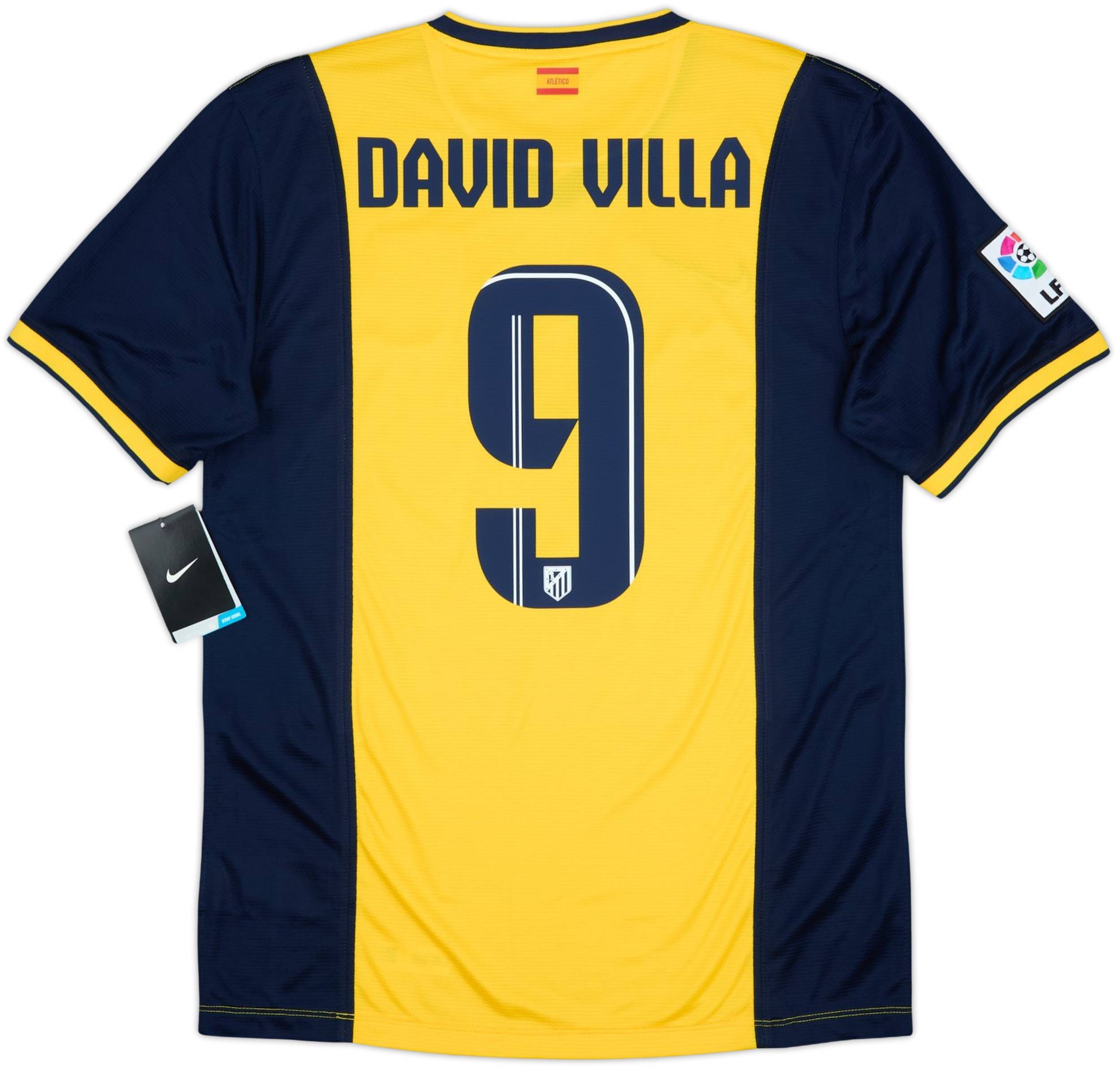 アトレティコ・マドリード110周年DAVID VILLA 9 ユニフォーム正規品 2013-14 Atletico Madrid Away Shirt David Villa #9 (M)
