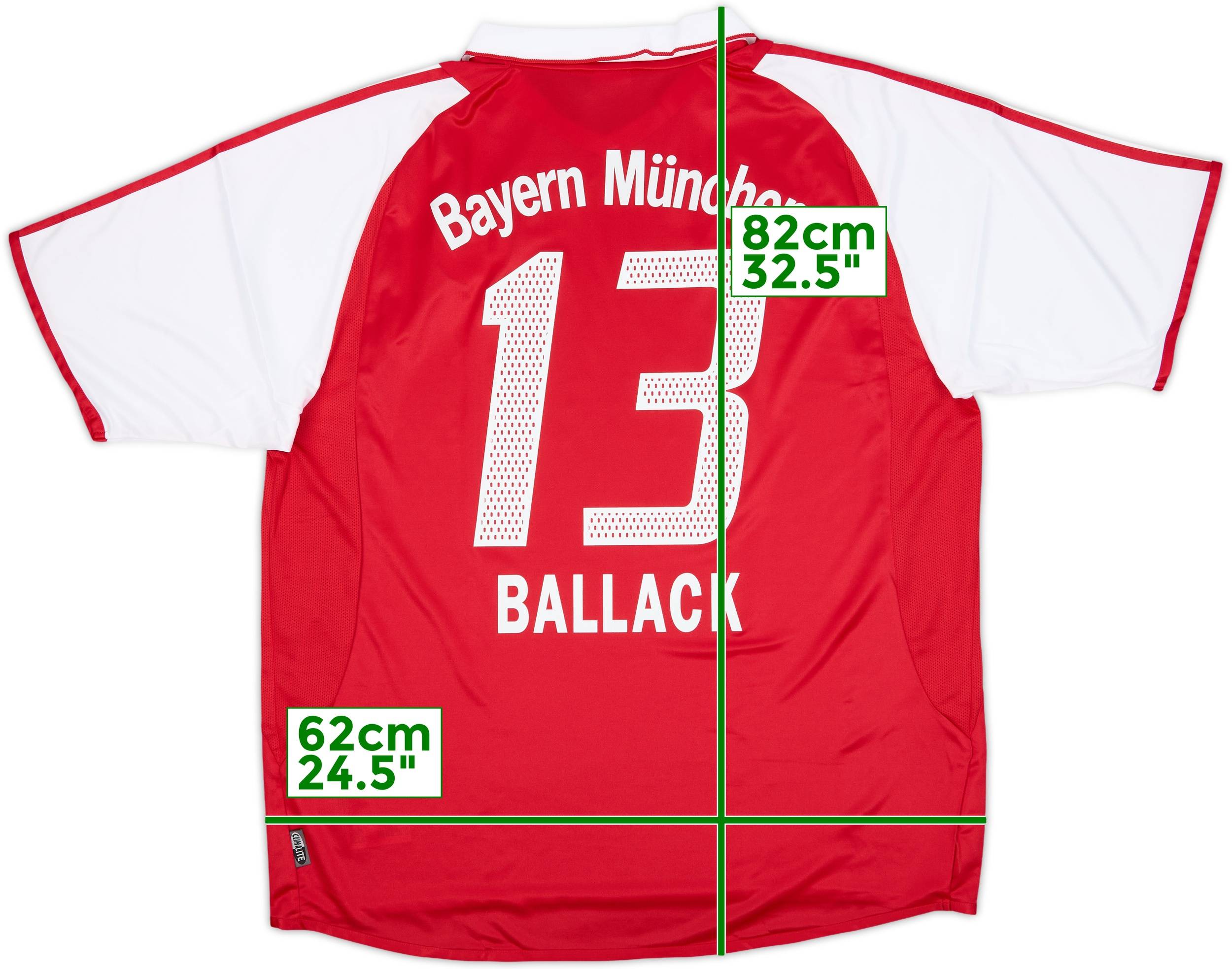 03-04Bayern Munchen長袖ユニBALLACK13番 XXS相当