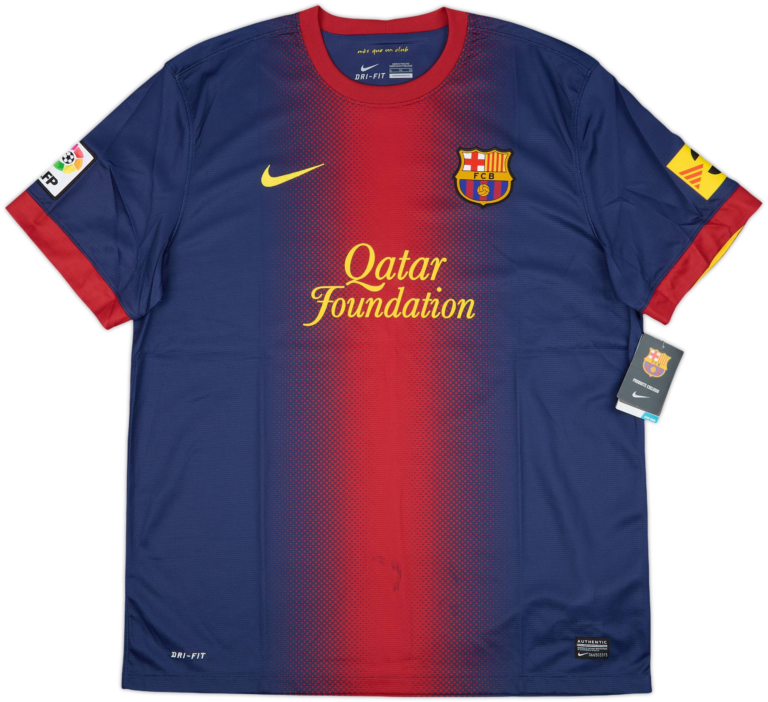 2012-13 Barcelona Home Shirt Messi #10 - 7/10 - (M)