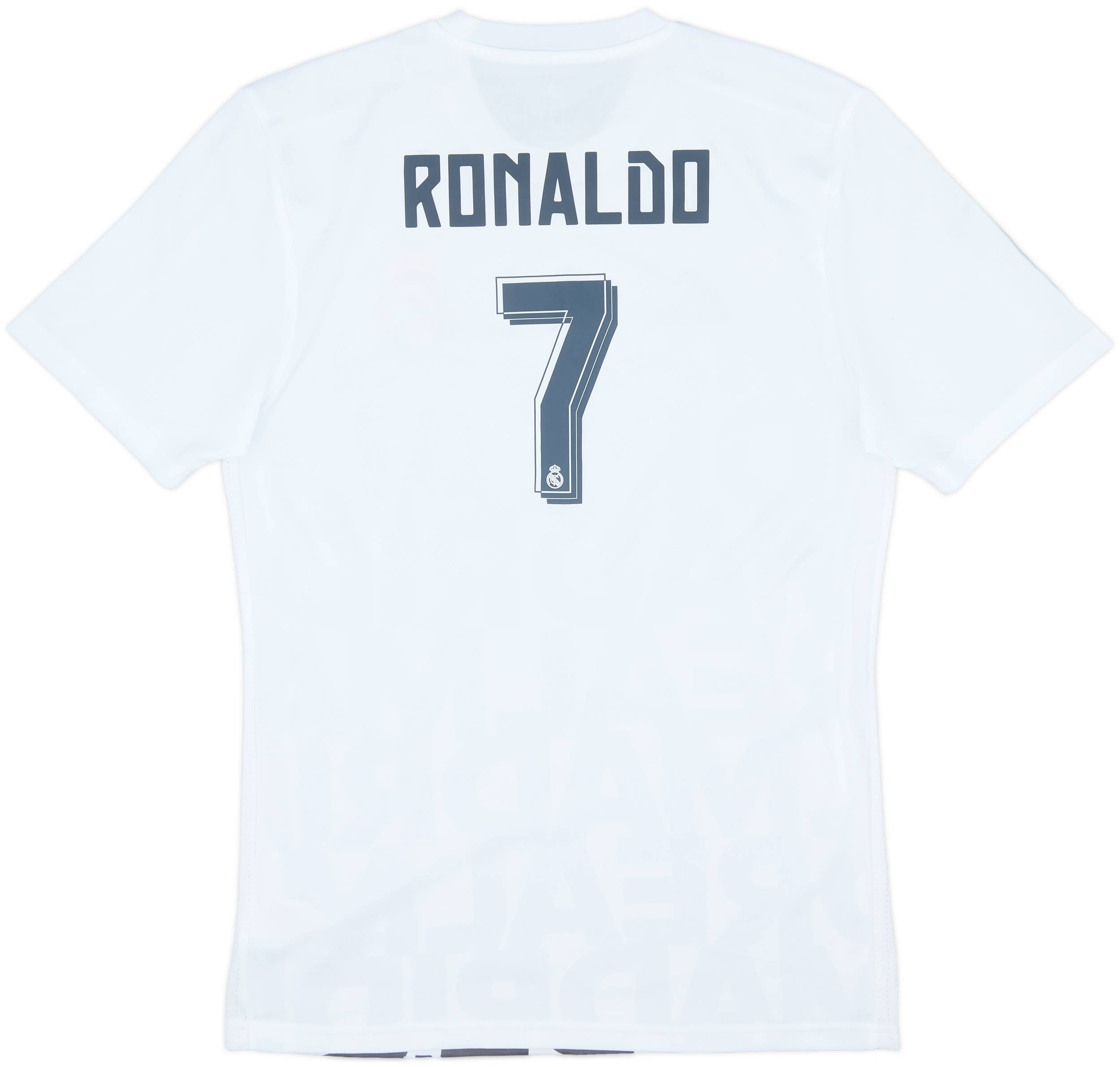 2015-16 Real Madrid adidas Training Shirt Ronaldo #7 - 9/10