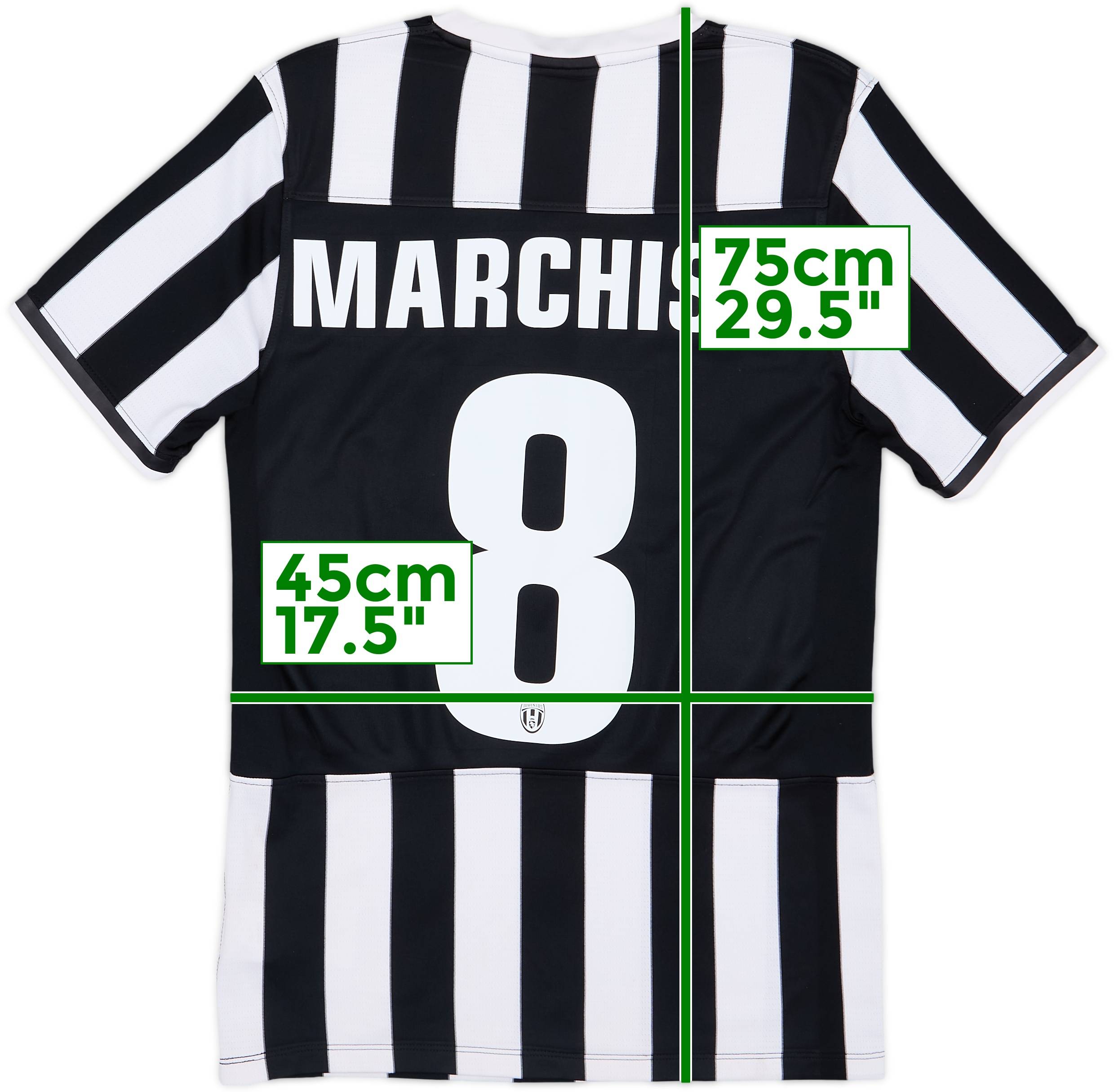 2013-14 Juventus Home Shirt Marchisio #8 - 7/10 - (S)