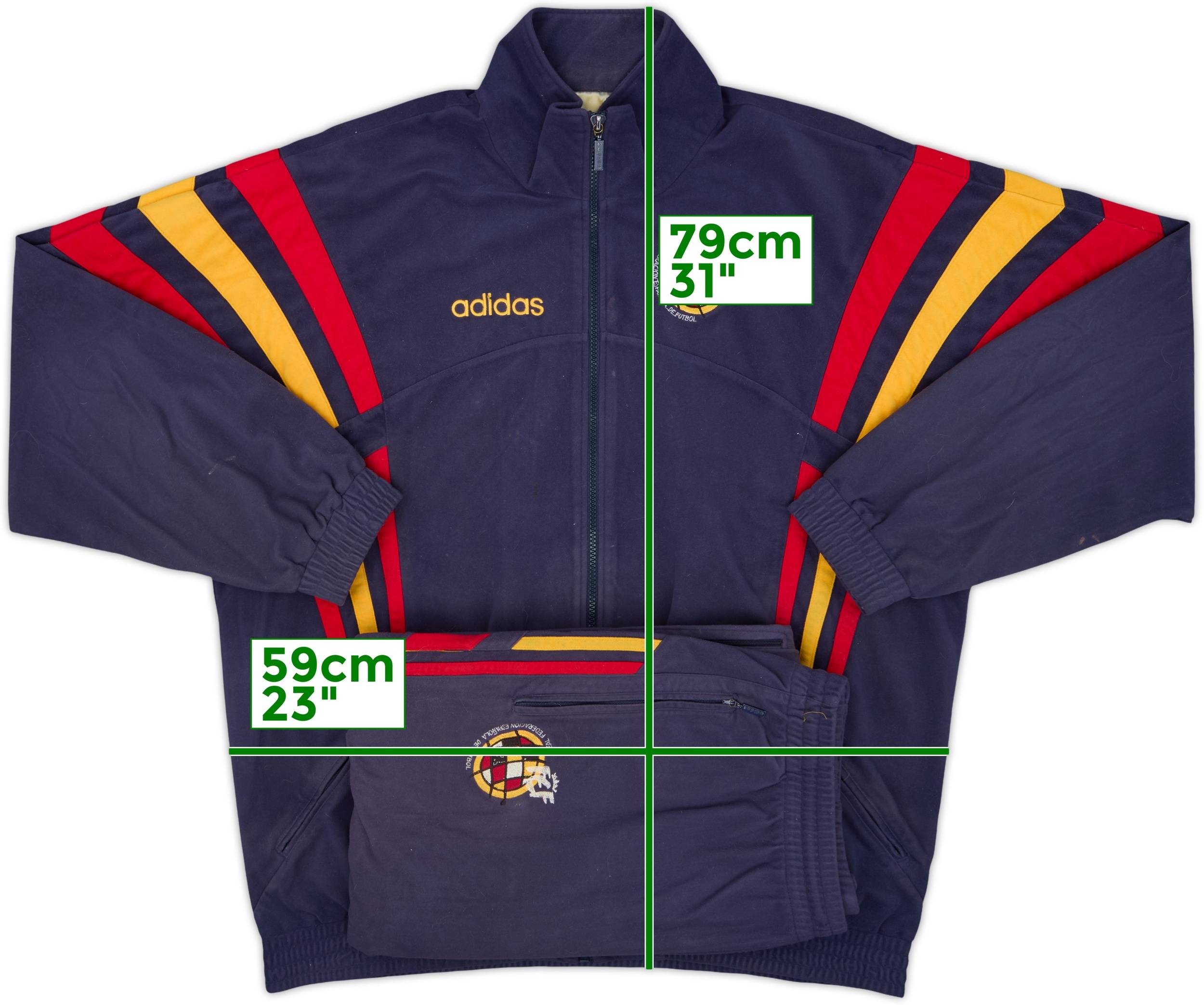 1996-98 Spain adidas Tracksuit - 6/10 - (L)
