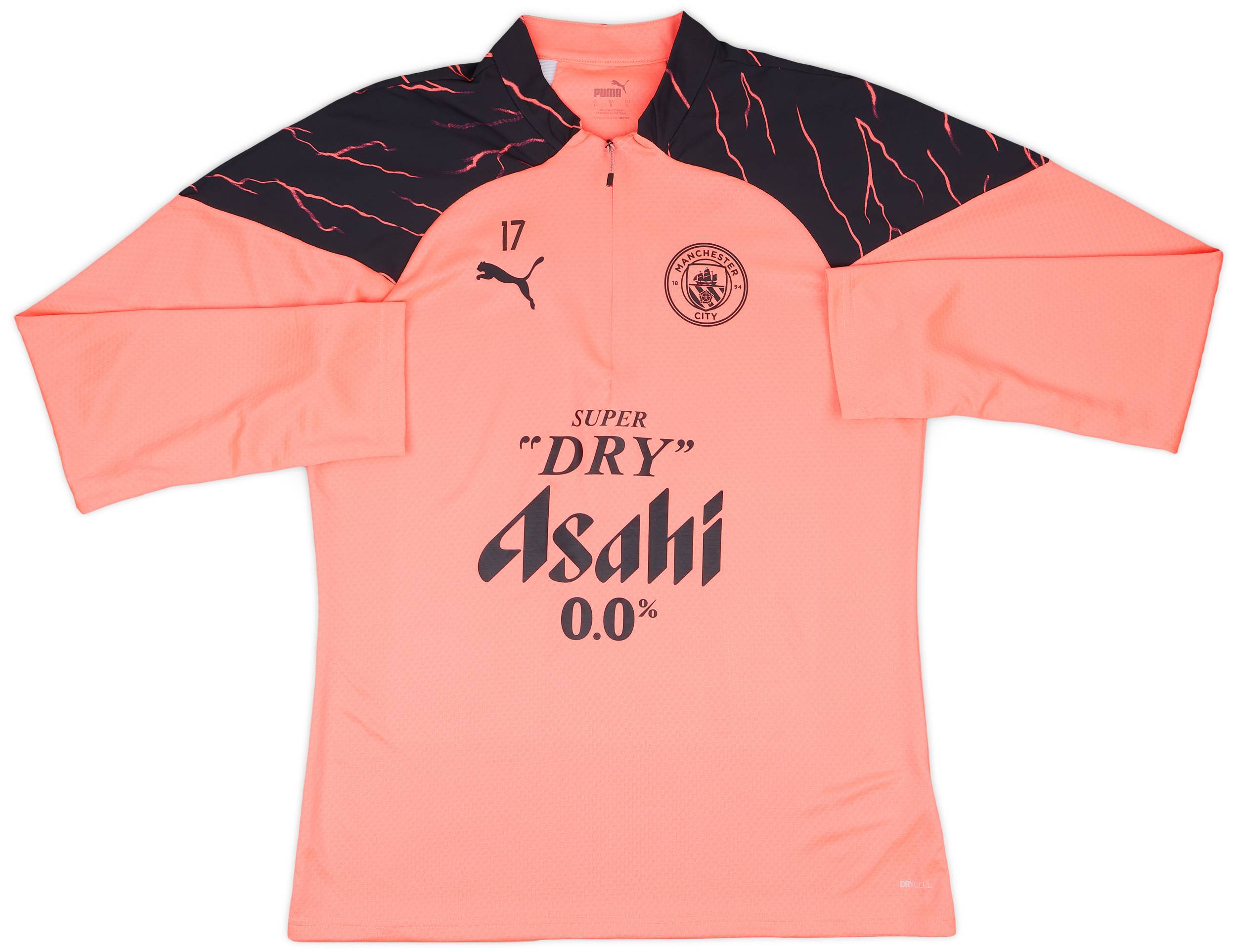 2023-24 Manchester City Player Issue 1/4 Zip Training Top