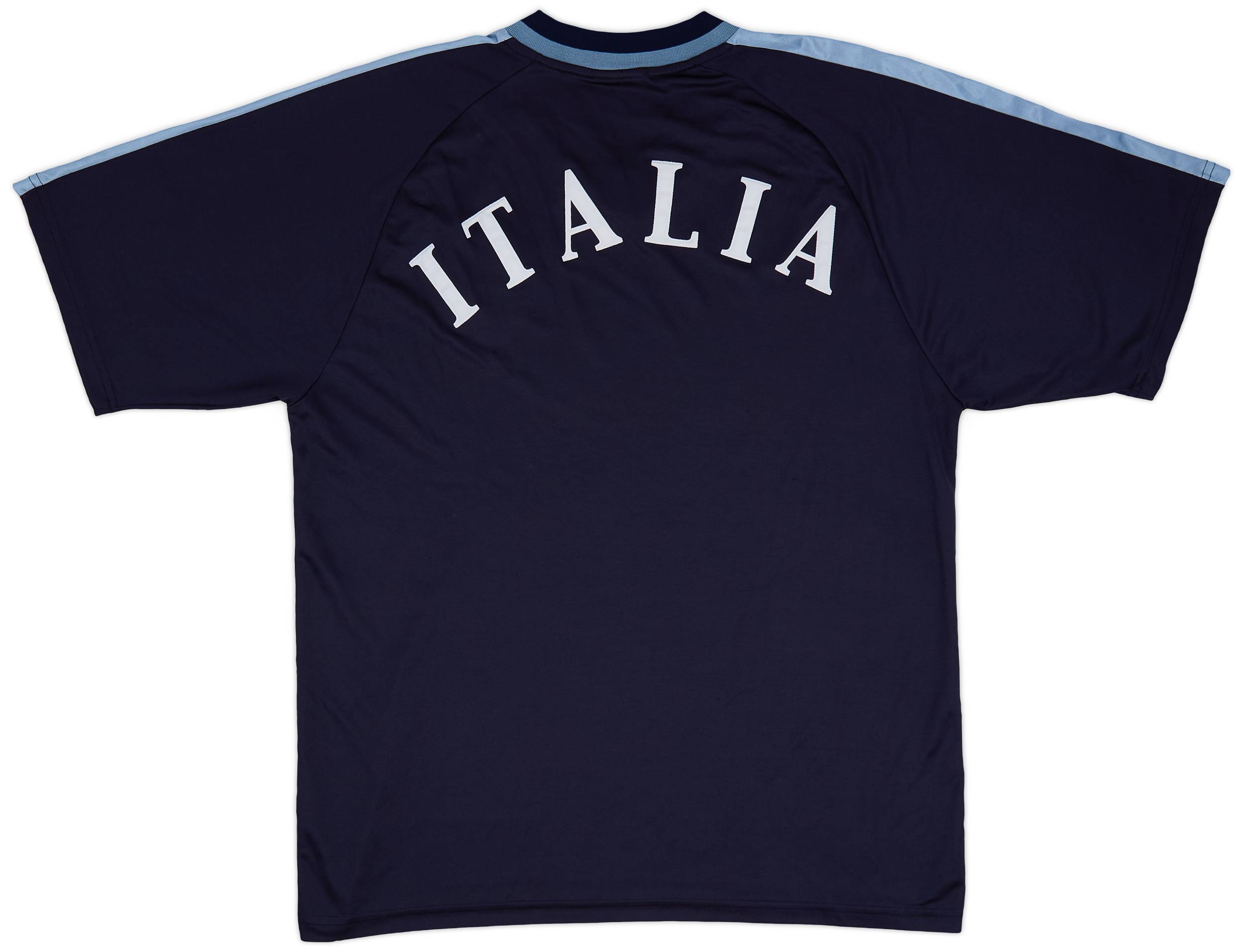 Italy Soccer Jersey 2003-04 Puma Away Kit White. FIFA World