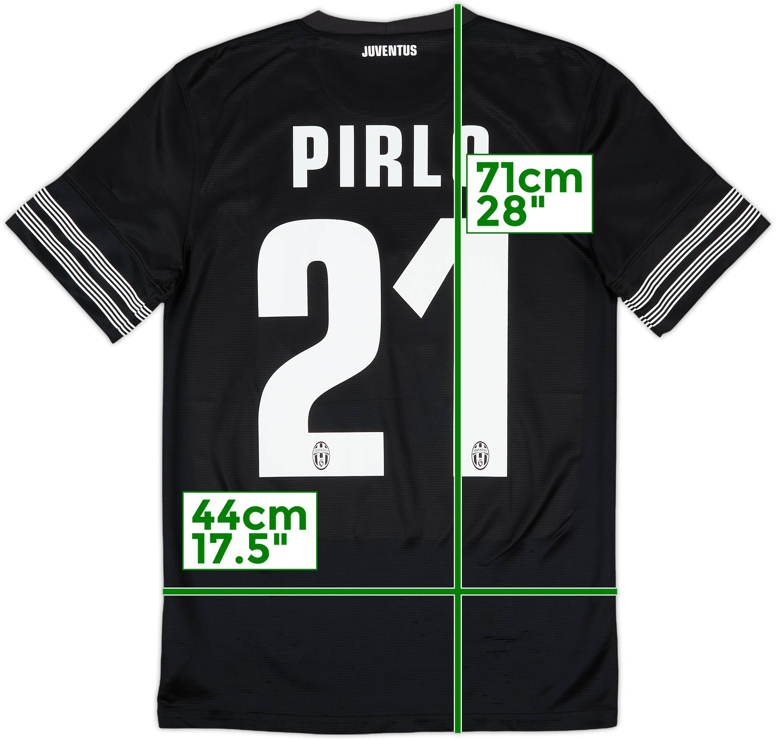 2012-13 Juventus Away Shirt Pirlo #21 - 6/10 - (S)