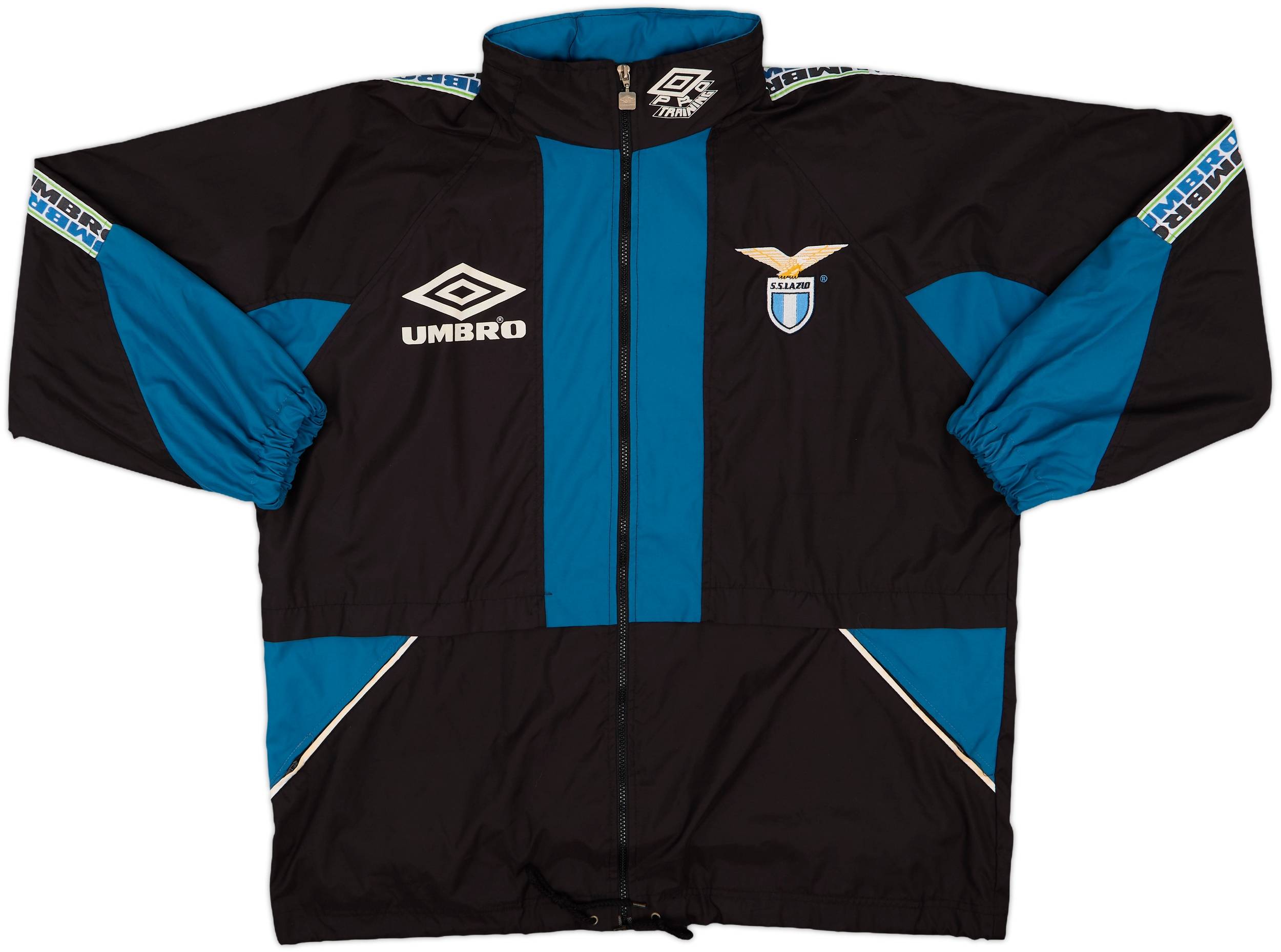 1994-95 Lazio Umbro Hooded Rain Jacket - 8/10 - (L)