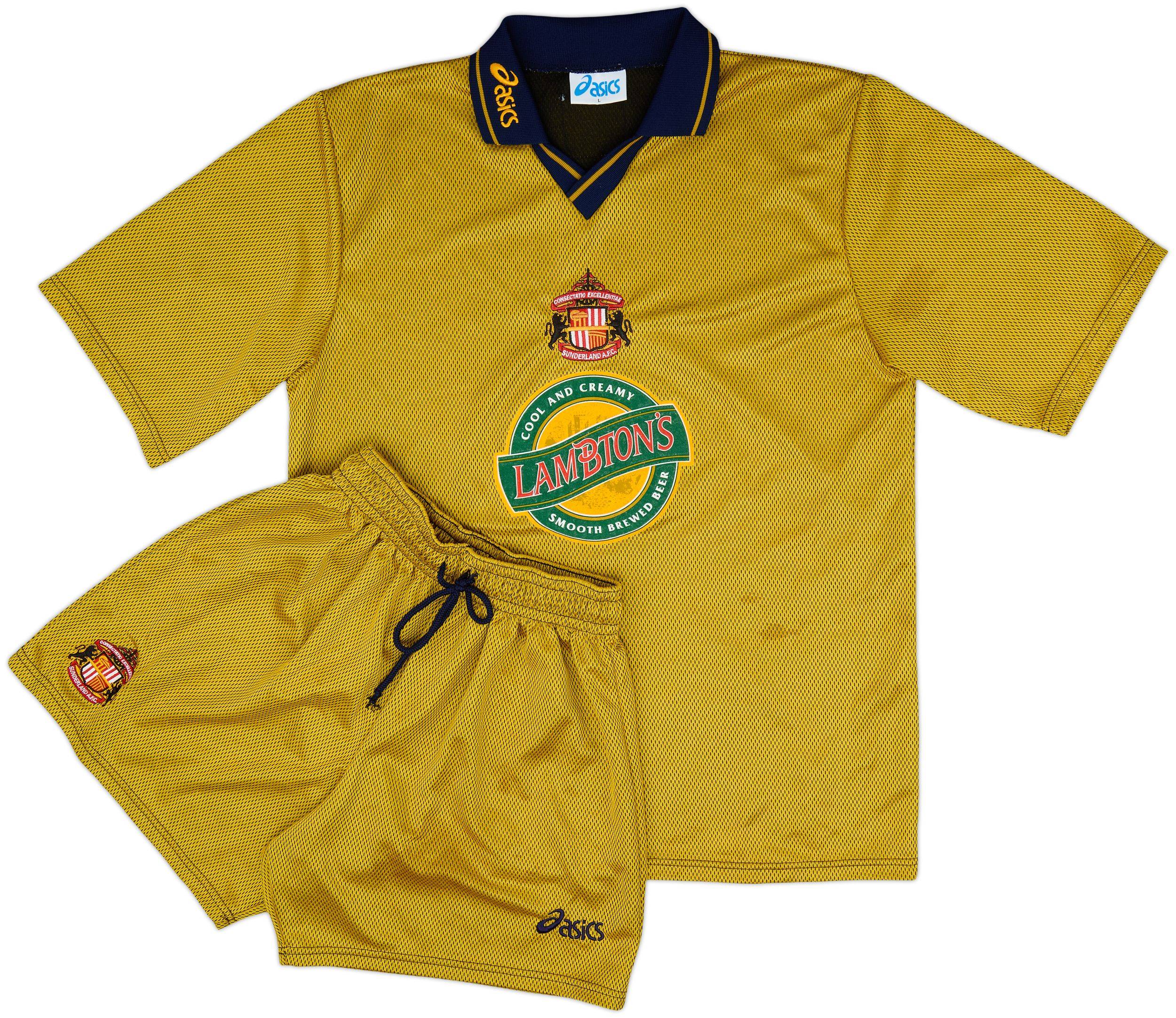 1997-99 Sunderland Away Shirt & Shorts - 8/10 - (L)
