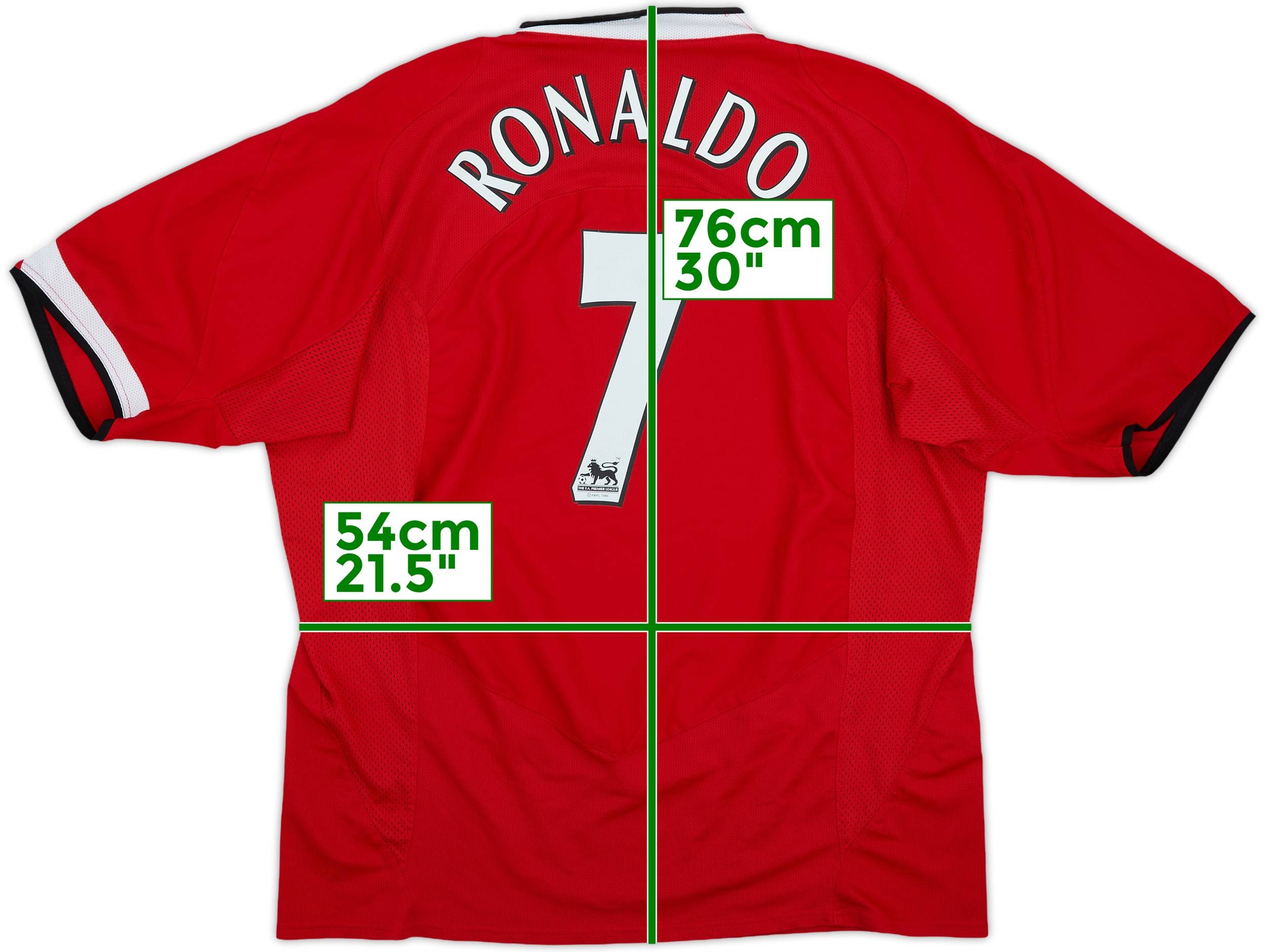 2004-06 Manchester United Home Shirt Ronaldo #7 - 6/10 - (XXL)