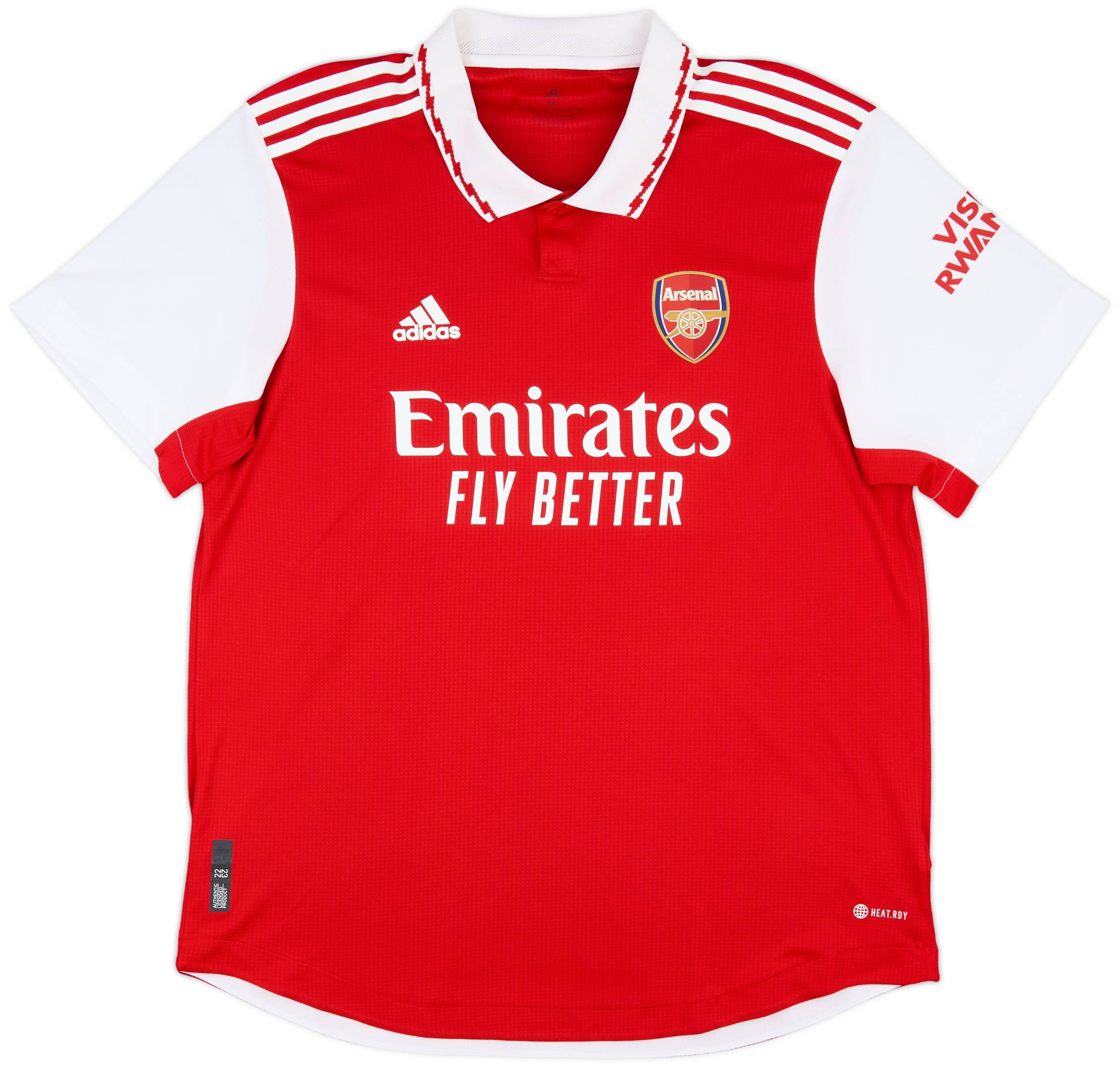 アーセナル ØDEGAARD ウーデゴール8番 長袖ゲームシャツ　22-23 2022-23 Arsenal Authentic Home Shirt Odegaard #8 - 8/10 - (XXL)