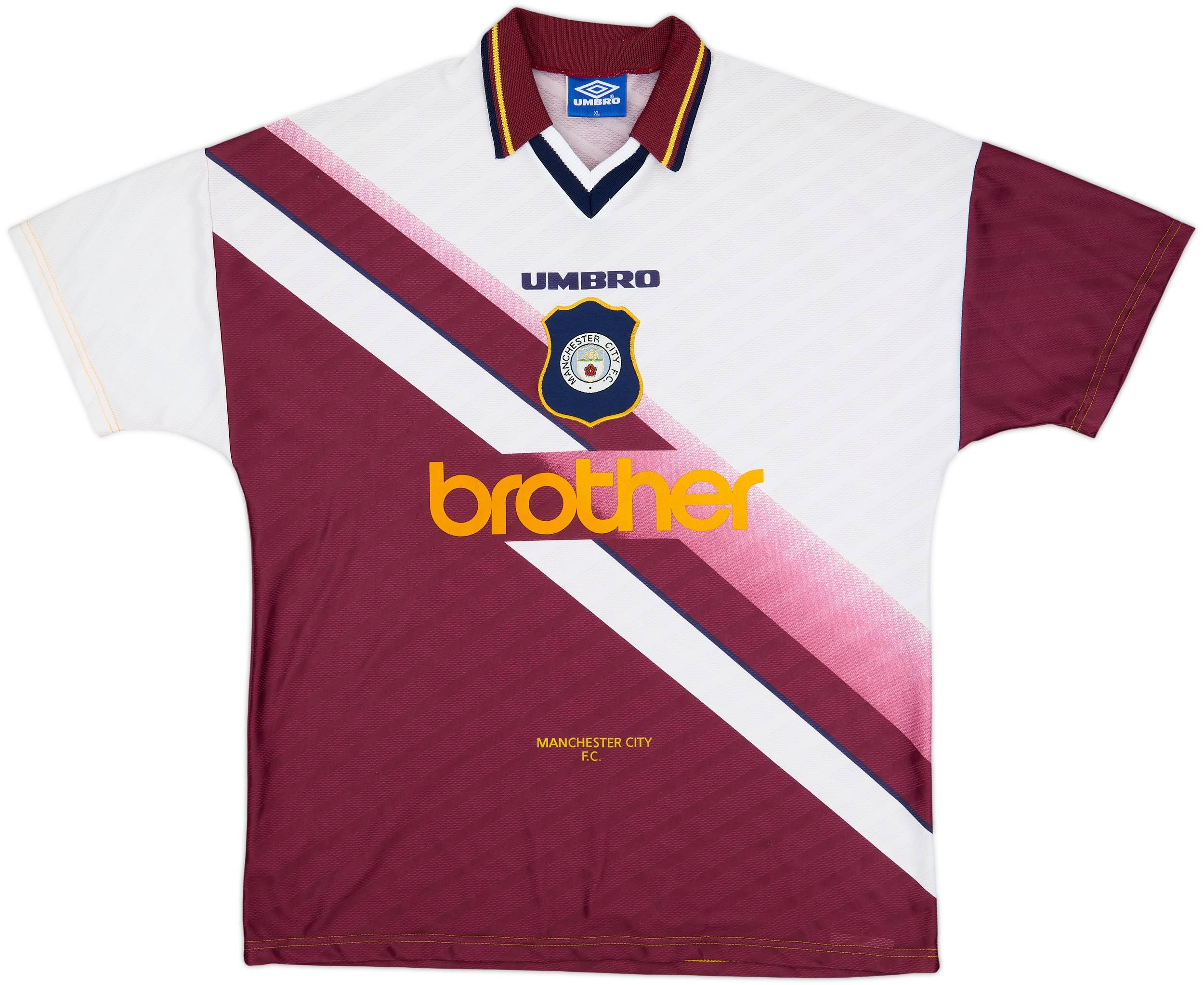 美品 96-97 青タグ Umbro Manchester City Away - メルカリ