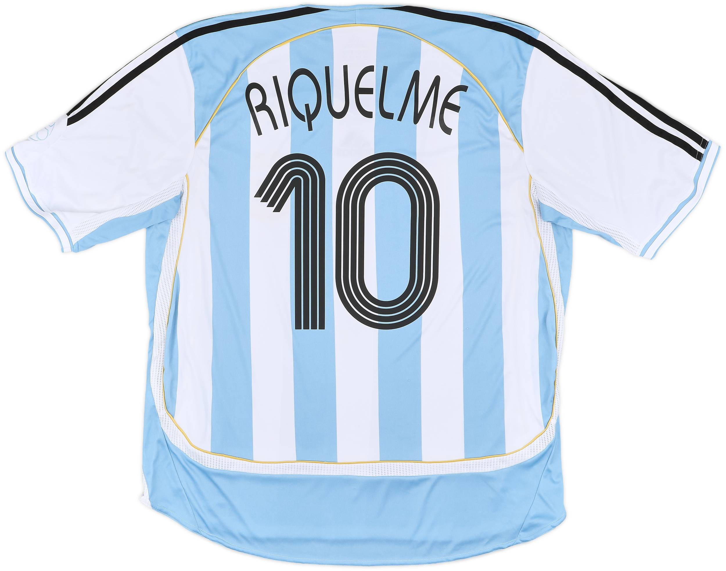 2025年レディースファッション福袋特集 Riquelme Shirt Home Argentina 2005-07 #10 (XL) - 8/10 - ウェア