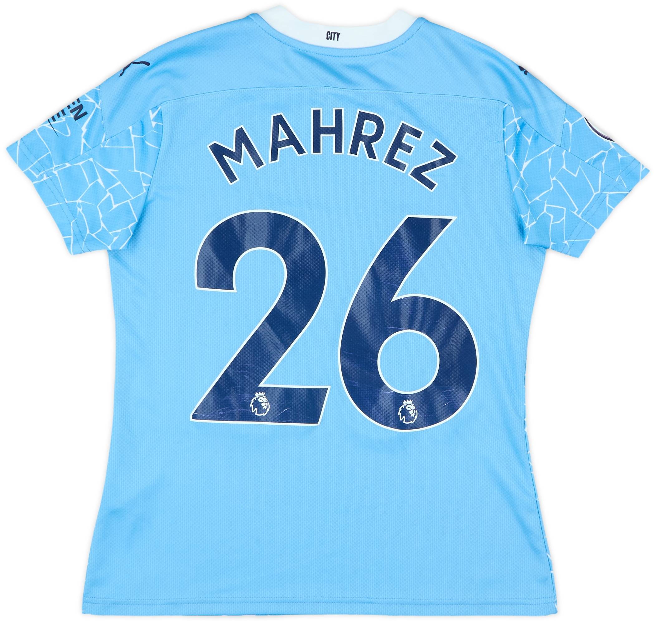 当社の City Manchester 2021-22 Home 9/10 - #26 Mahrez Shirt ウェア