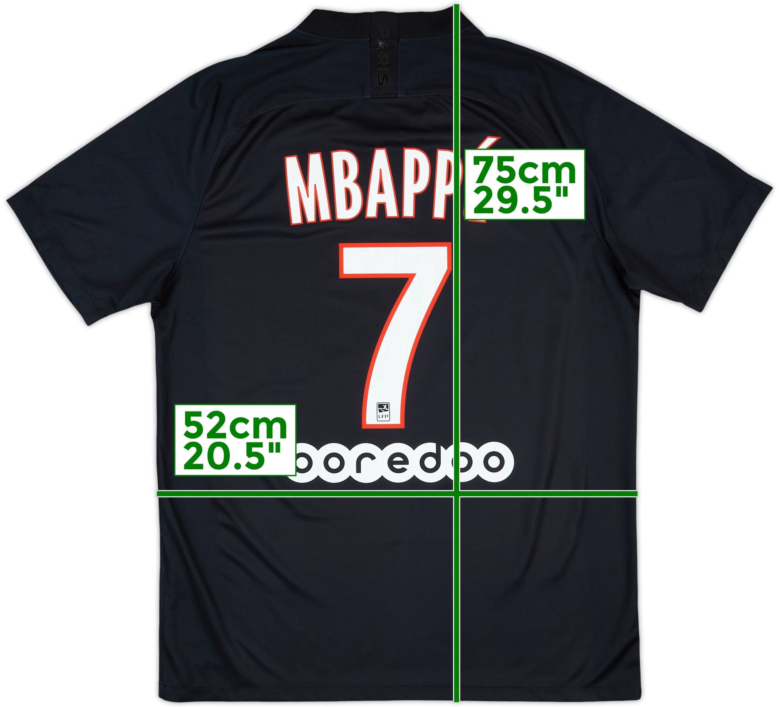2019-20 Paris Saint-Germain Fourth Shirt Mbappe #7 - 7/10 - (L)
