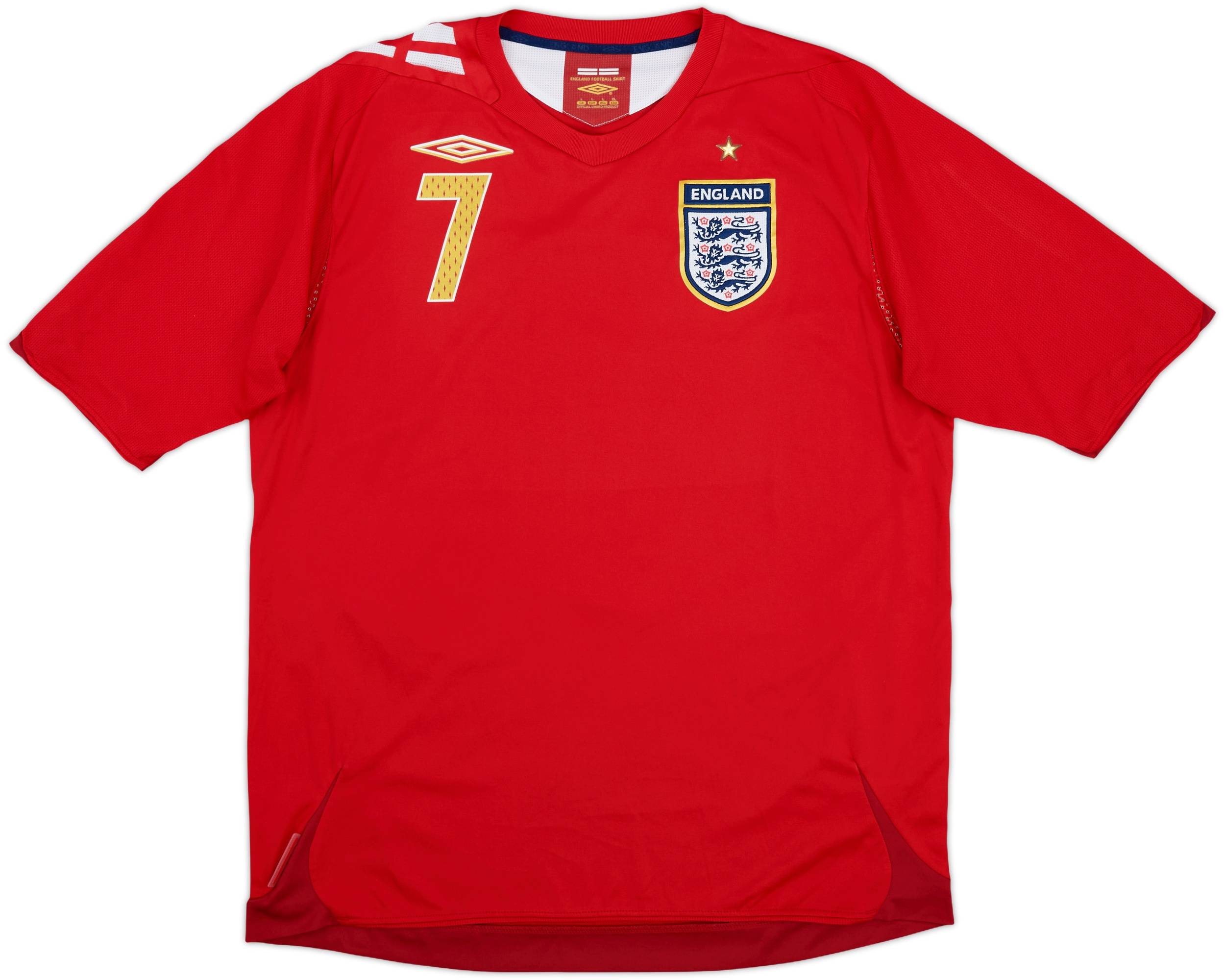 Beckham England Shirt 2005-07 England Home Shirt Beckham #7