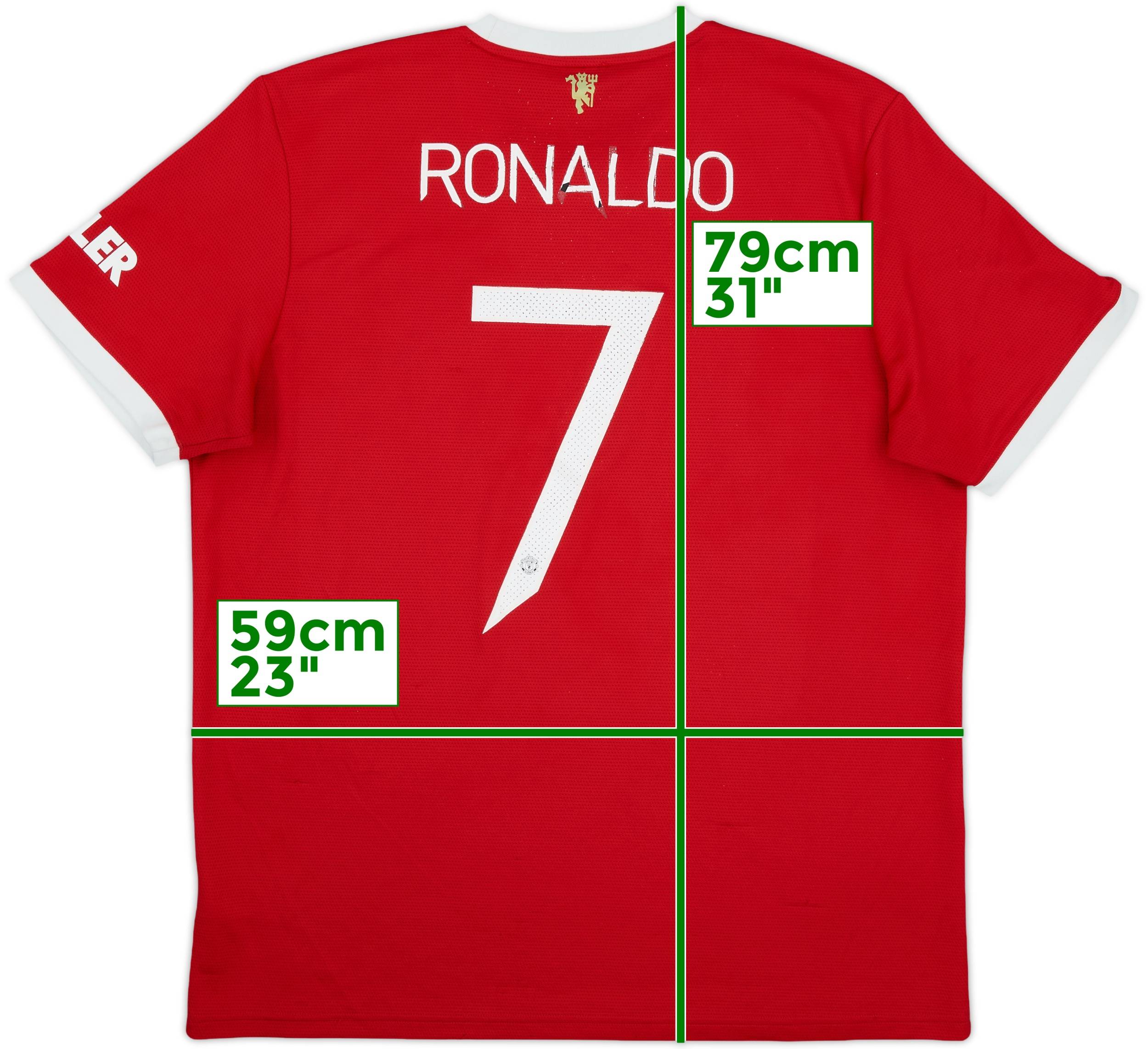 Manchester United Home Jersey Ronaldo 7 Short Sleeve XL Size