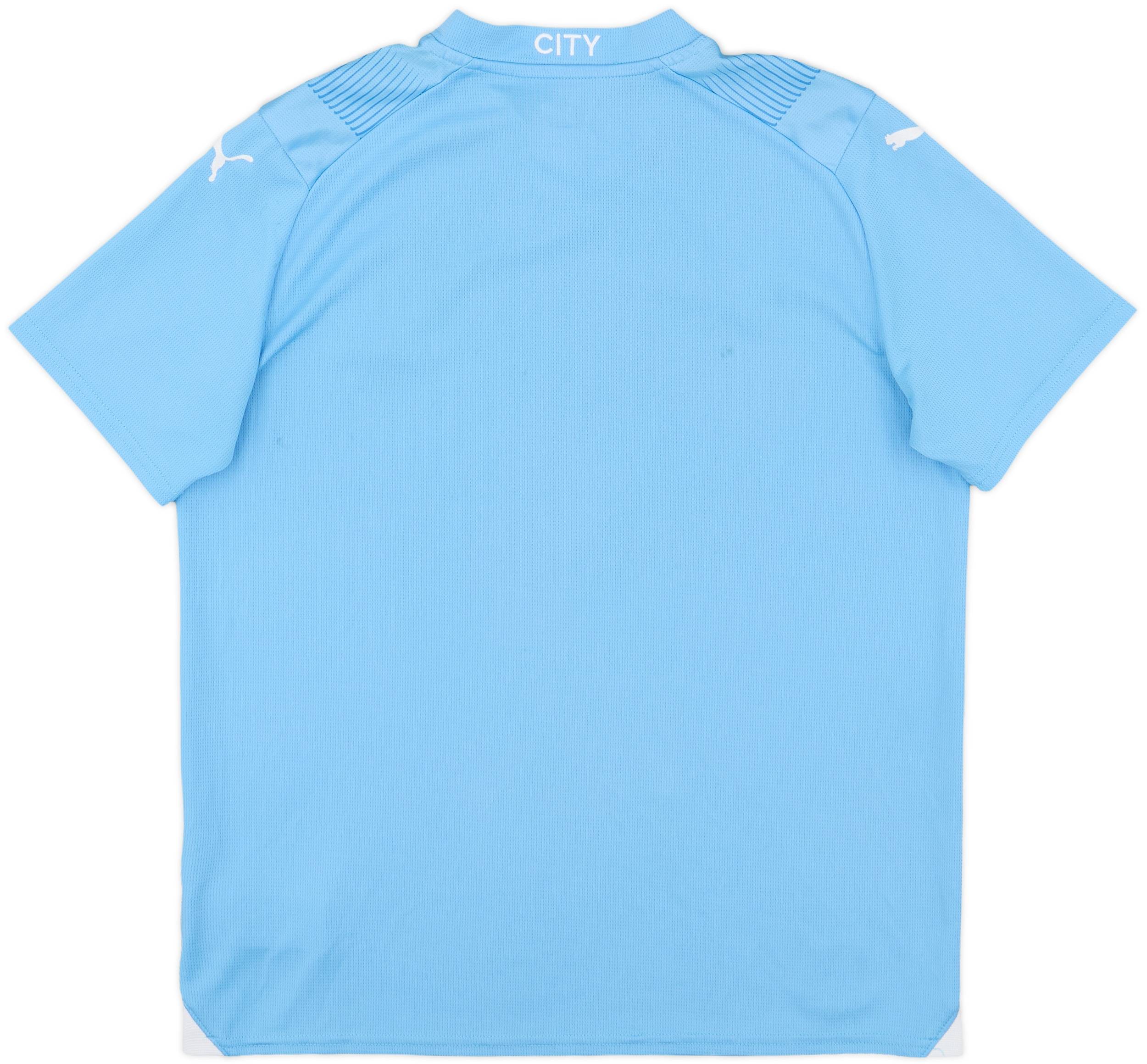 2023-24 Manchester City Home Shirt - 5/10 - (XL.Boys)