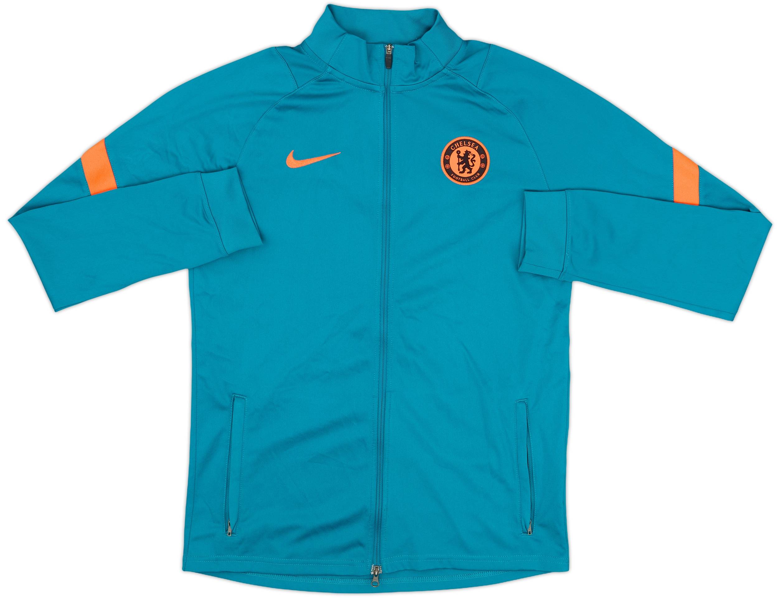 2021-22 Chelsea adidas Track Jacket - 9/10 - (XL.Boys)