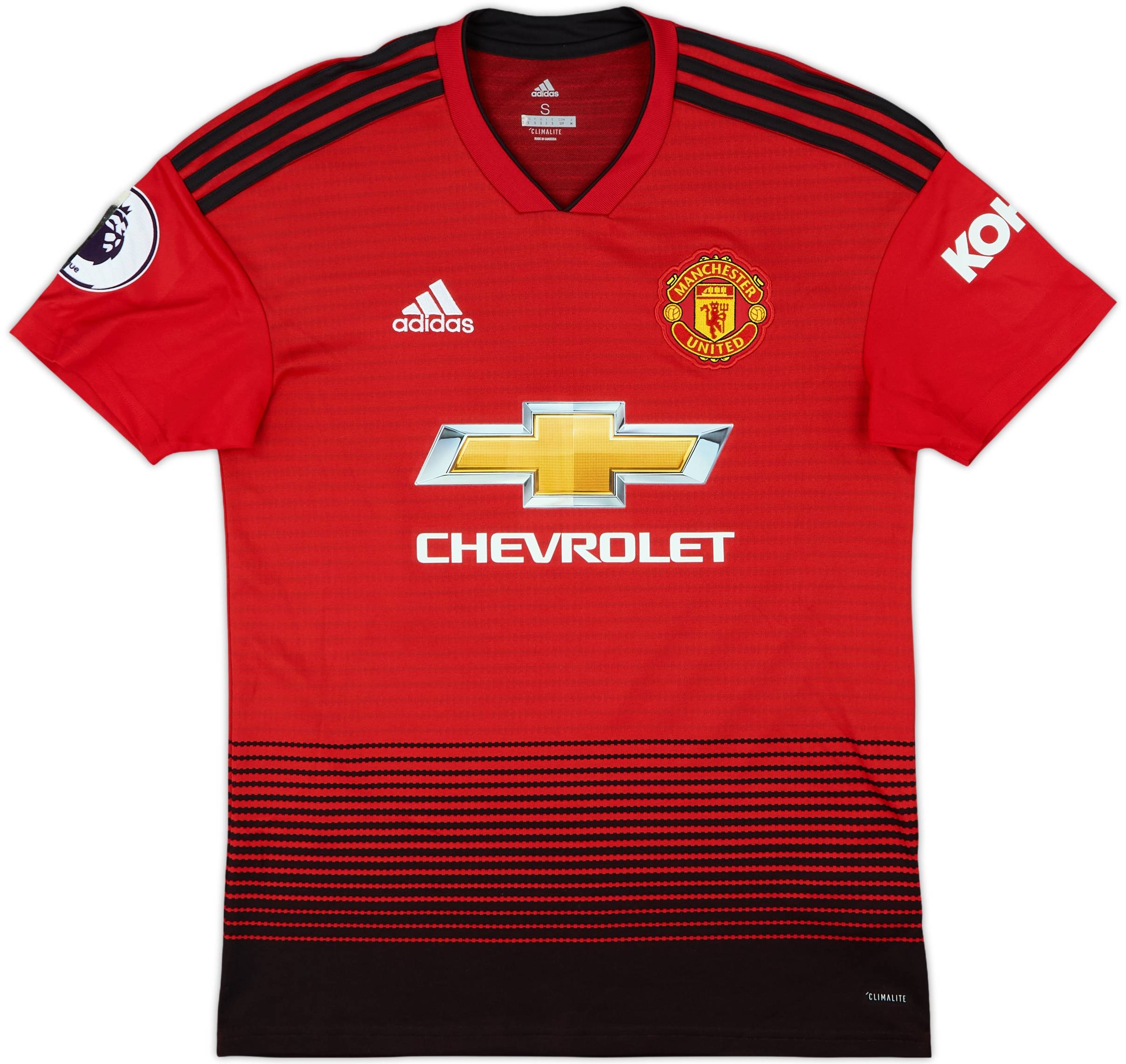 2018-19 Manchester United Home Shirt Pogba #6 - 10/10 - (S)