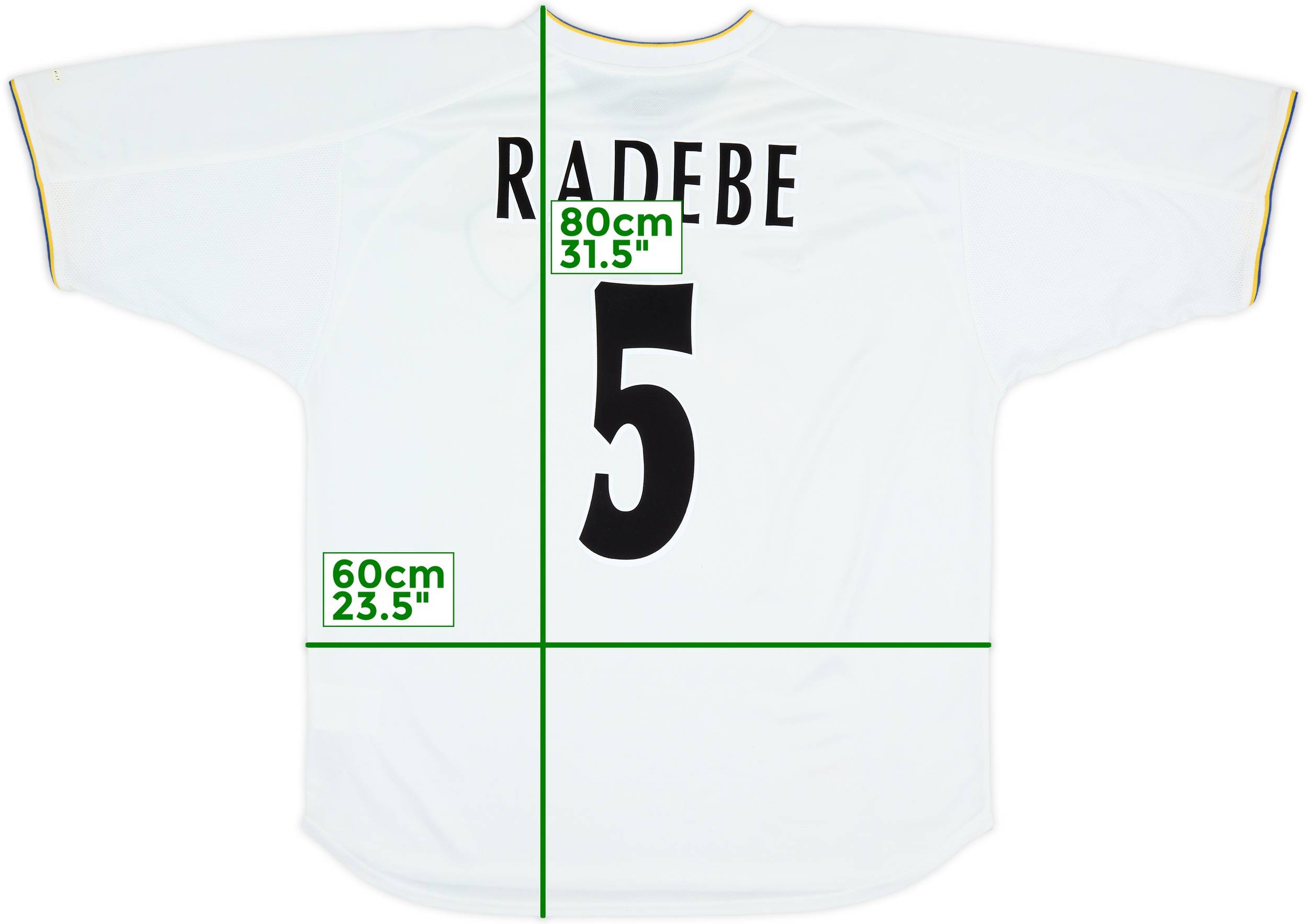 喜ばれる誕生日プレゼント United Leeds 2000-02 Home (L) - 8/10 - #5 Radebe Shirt その他