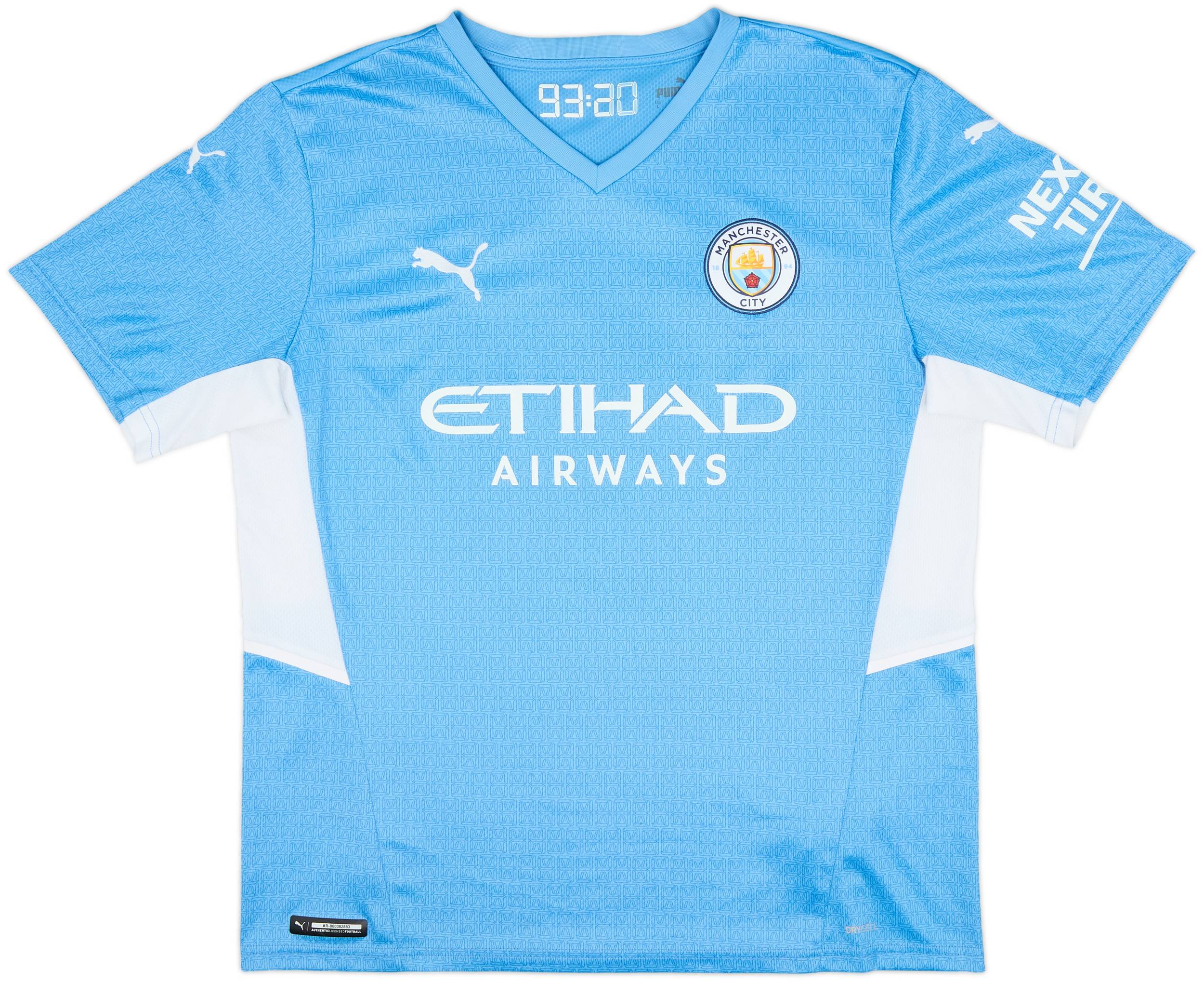 Jack Grealish 10 Manchester City Match Issue / Worn Home
