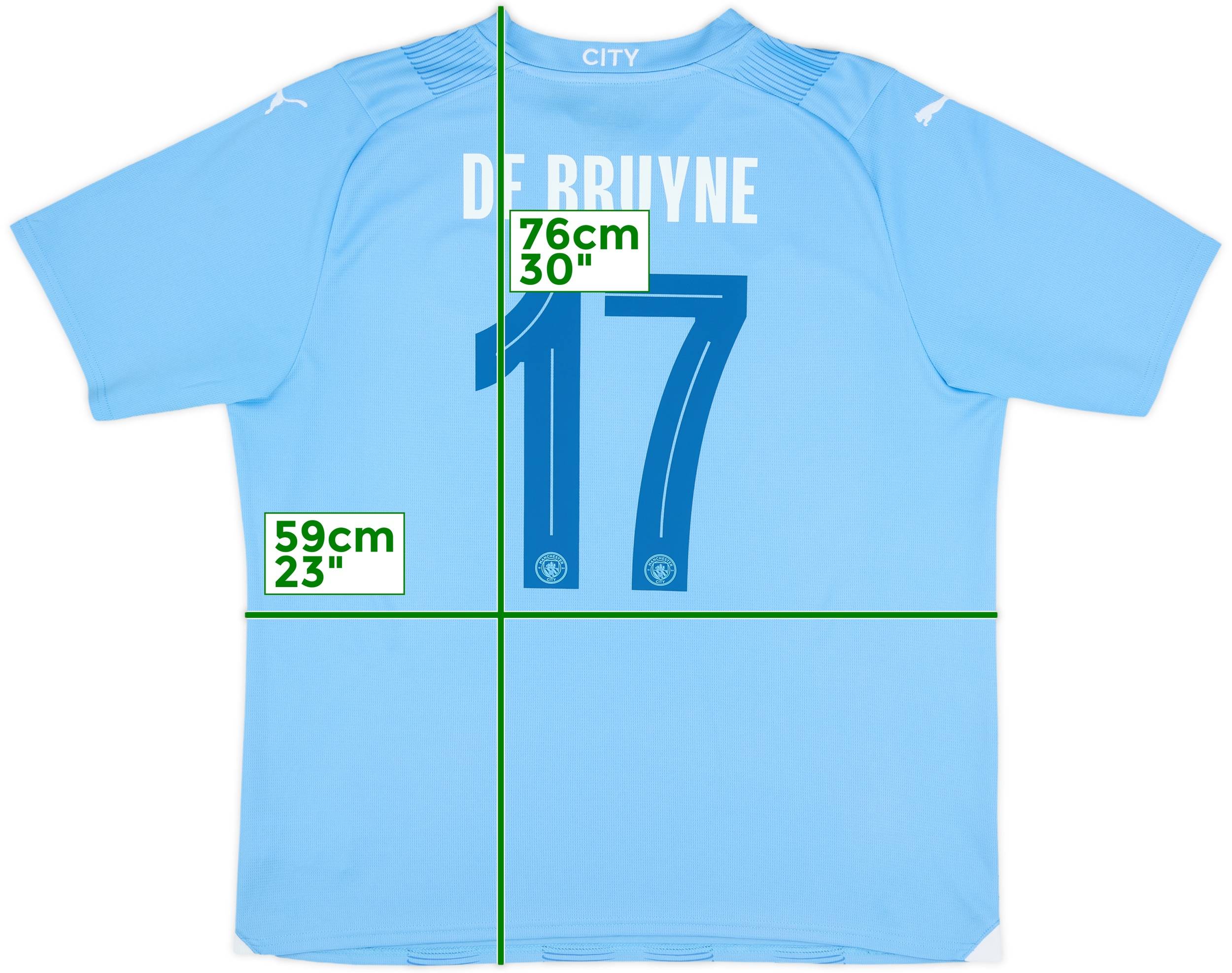 DE BRUYNE 17 プレミアリーグ シャツ