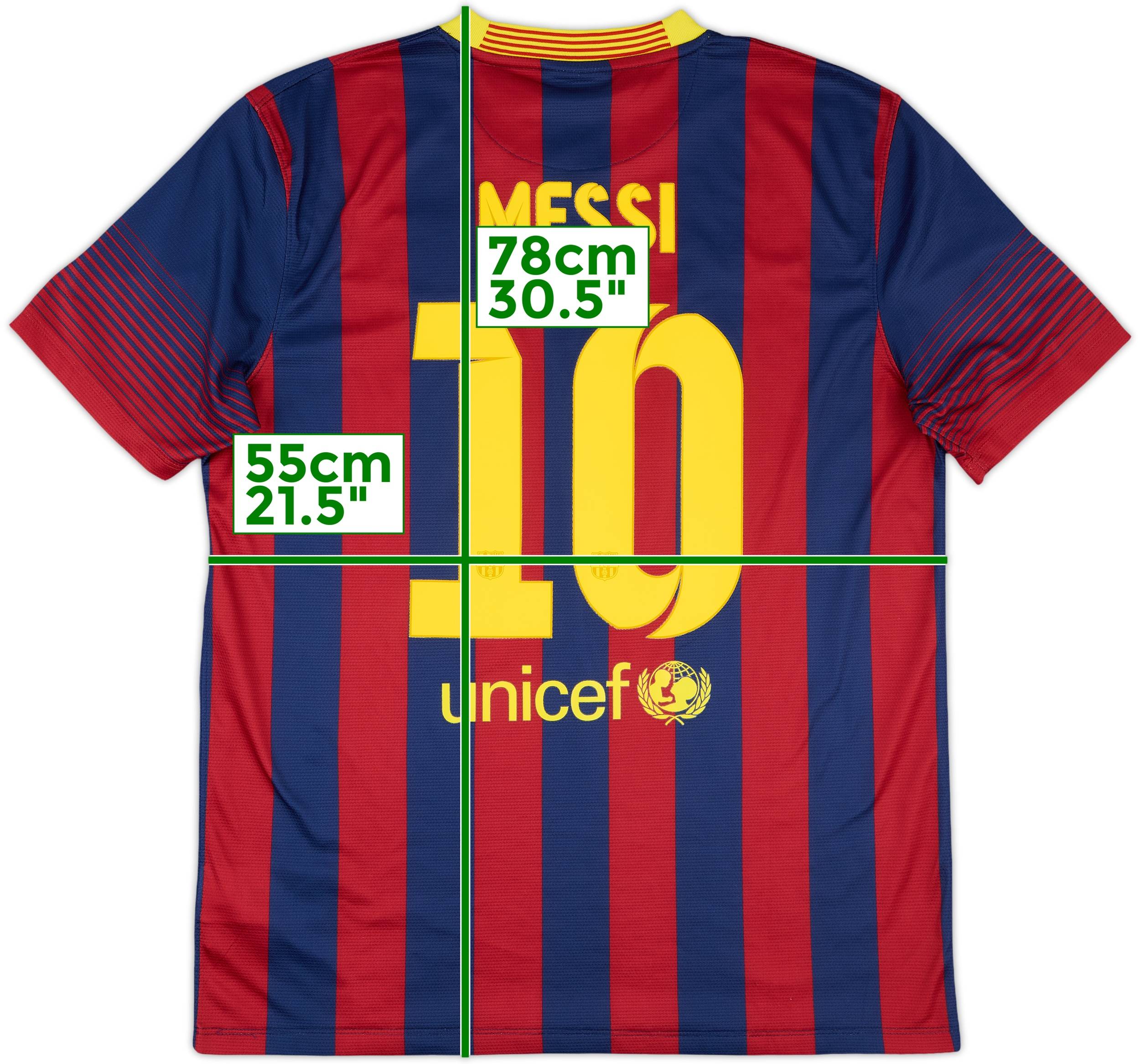 Lionel Leo Messi #10 FC Barcelona Football Shirt M Trikot