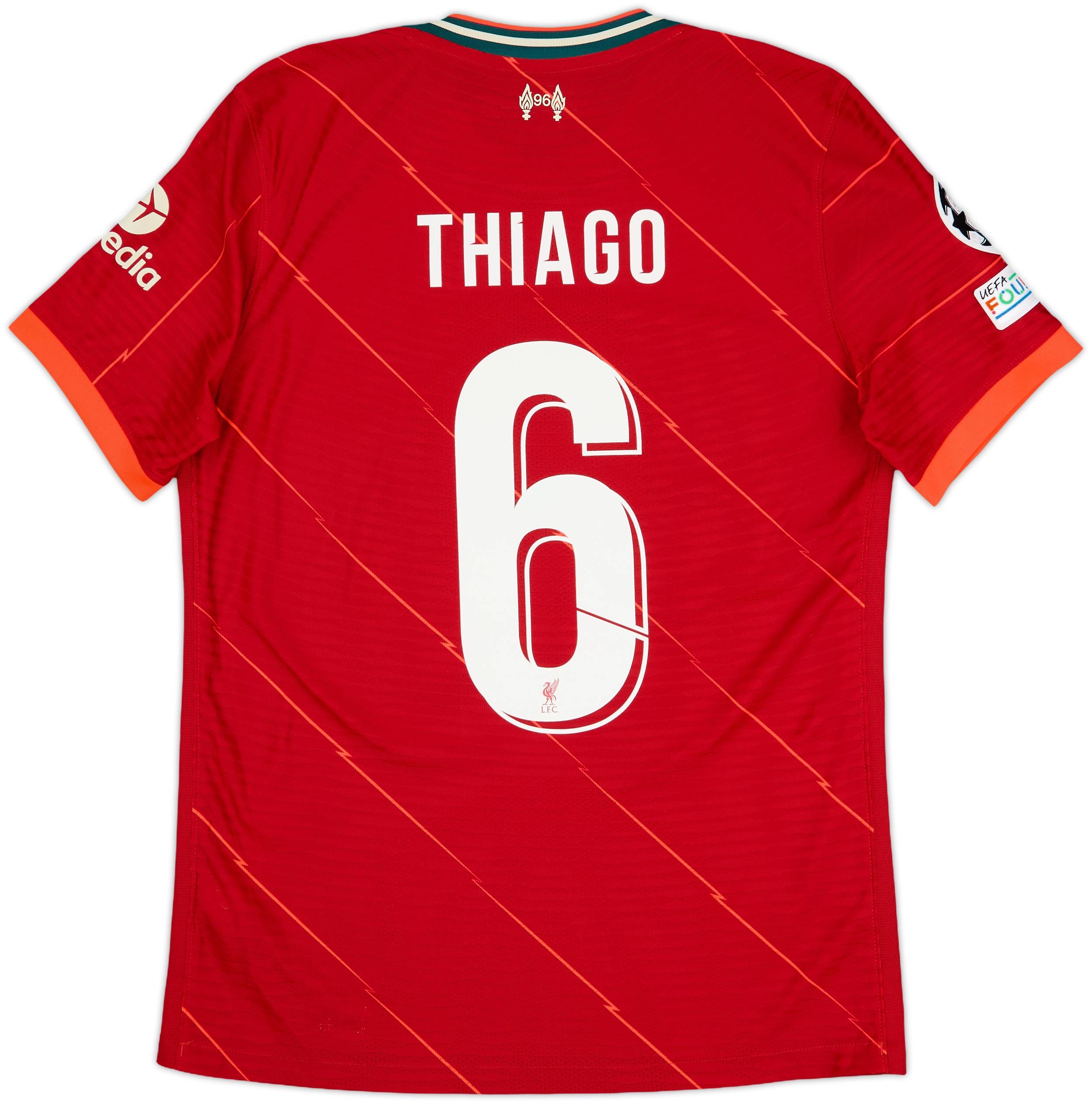 LIVERPOOL FC THIAGO 6番 ジャージ