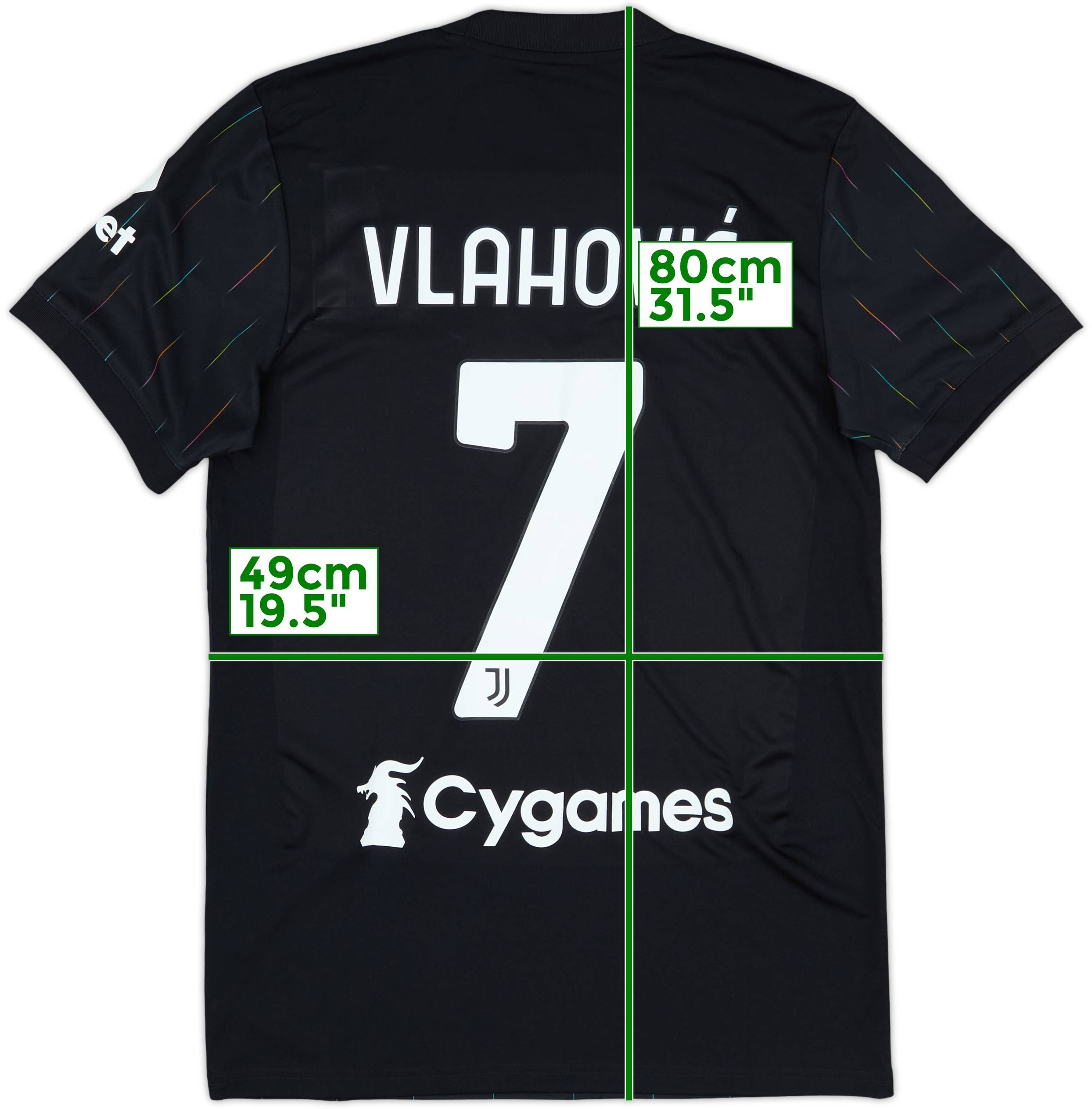 激安先着 Shirt Away Juventus 2021-22 Vlahovic (M) #7 ウェア