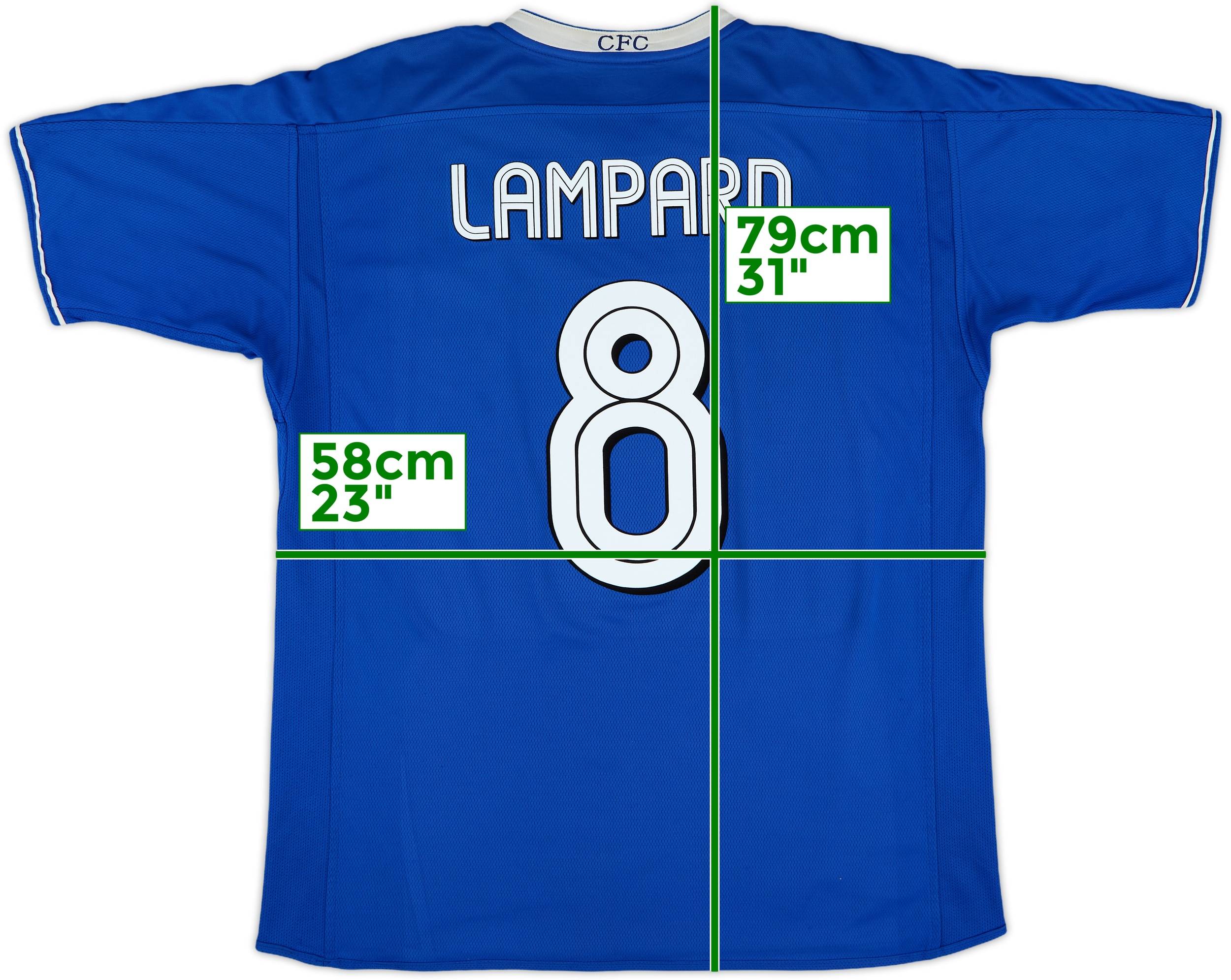 2003-05 Chelsea Home Shirt Lampard #8 - 5/10 - (L)