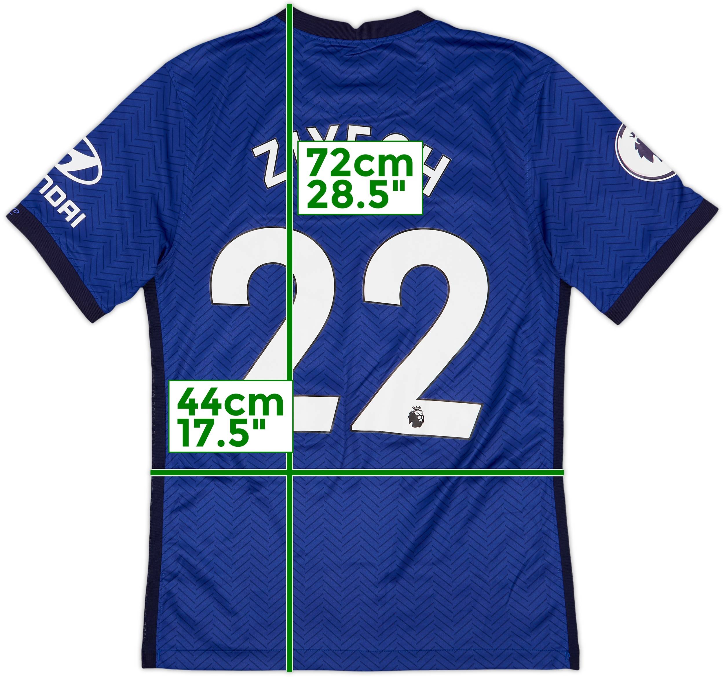 Chelsea チェルシー 2020 2021 HOME 2020-21 Chelsea Home Shirt Ziyech #22 - 9/10 - (S)