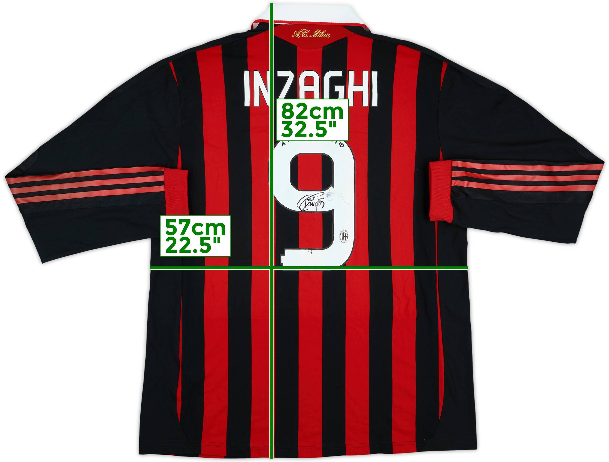 AC Milan INZAGHI 9 新品未使用！ 290125436761-