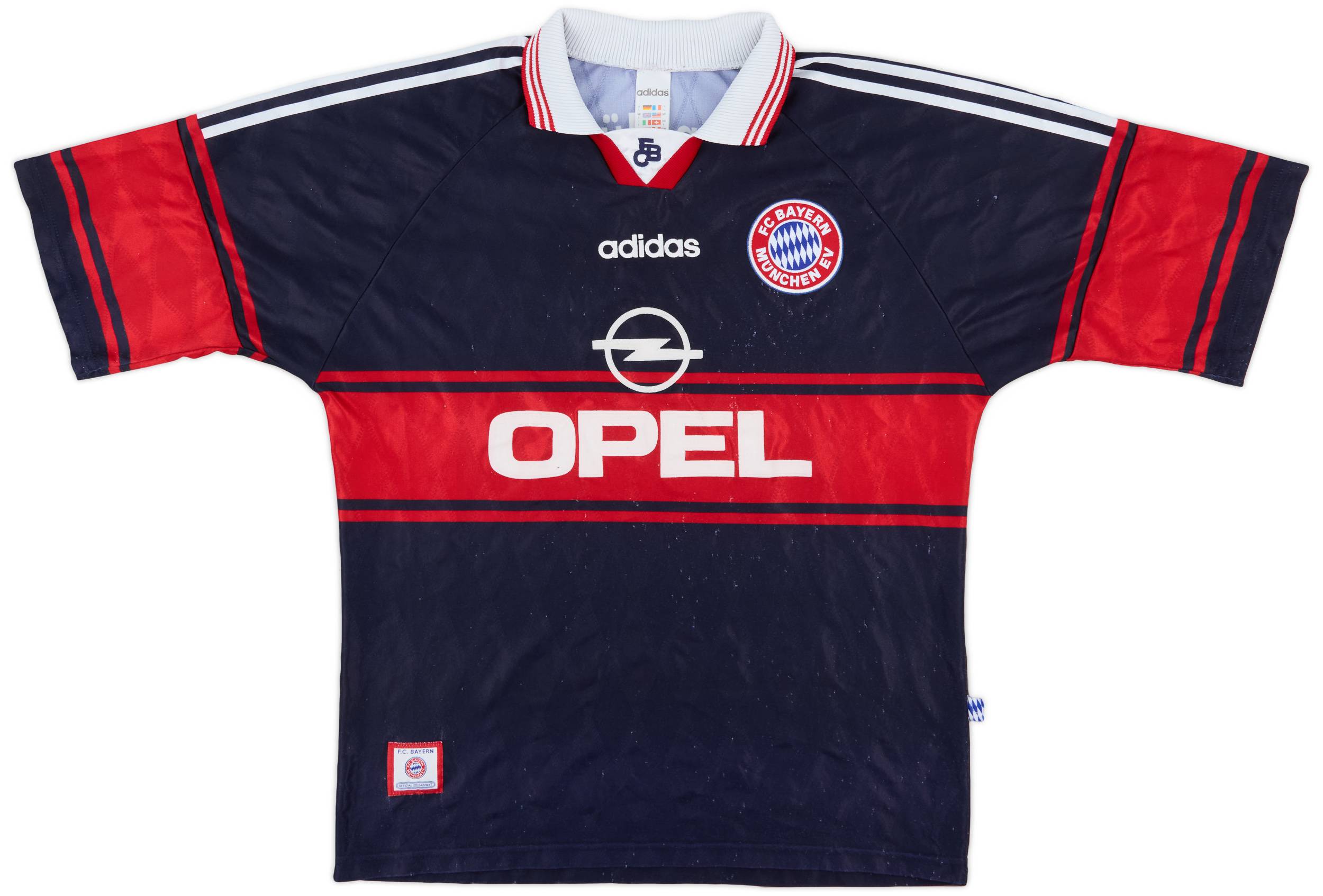 1997-99 Bayern Munich Home Shirt Scholl #7 - 6/10 - (L)