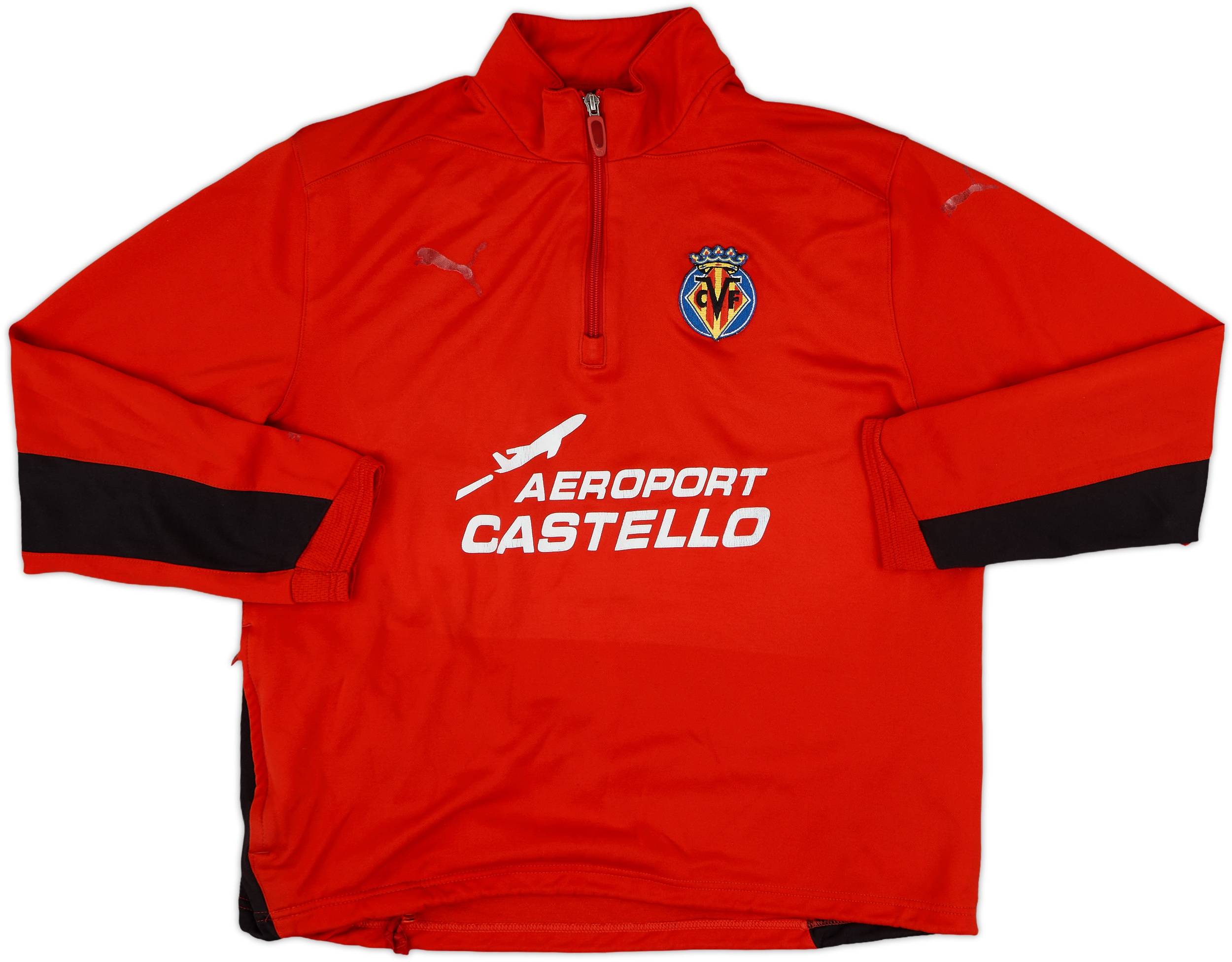 2010-11 Villarreal Puma Training L/S Shirt - 8/10 - (M)