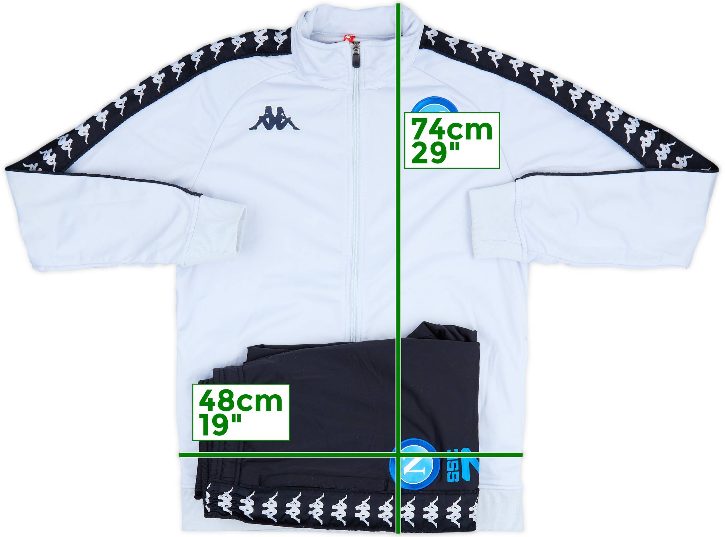 SSC Napoli トレーニングジャケット Kappa ジャージ　メンズS SSC Napoli red/black training technical tracksuit 2018/19
