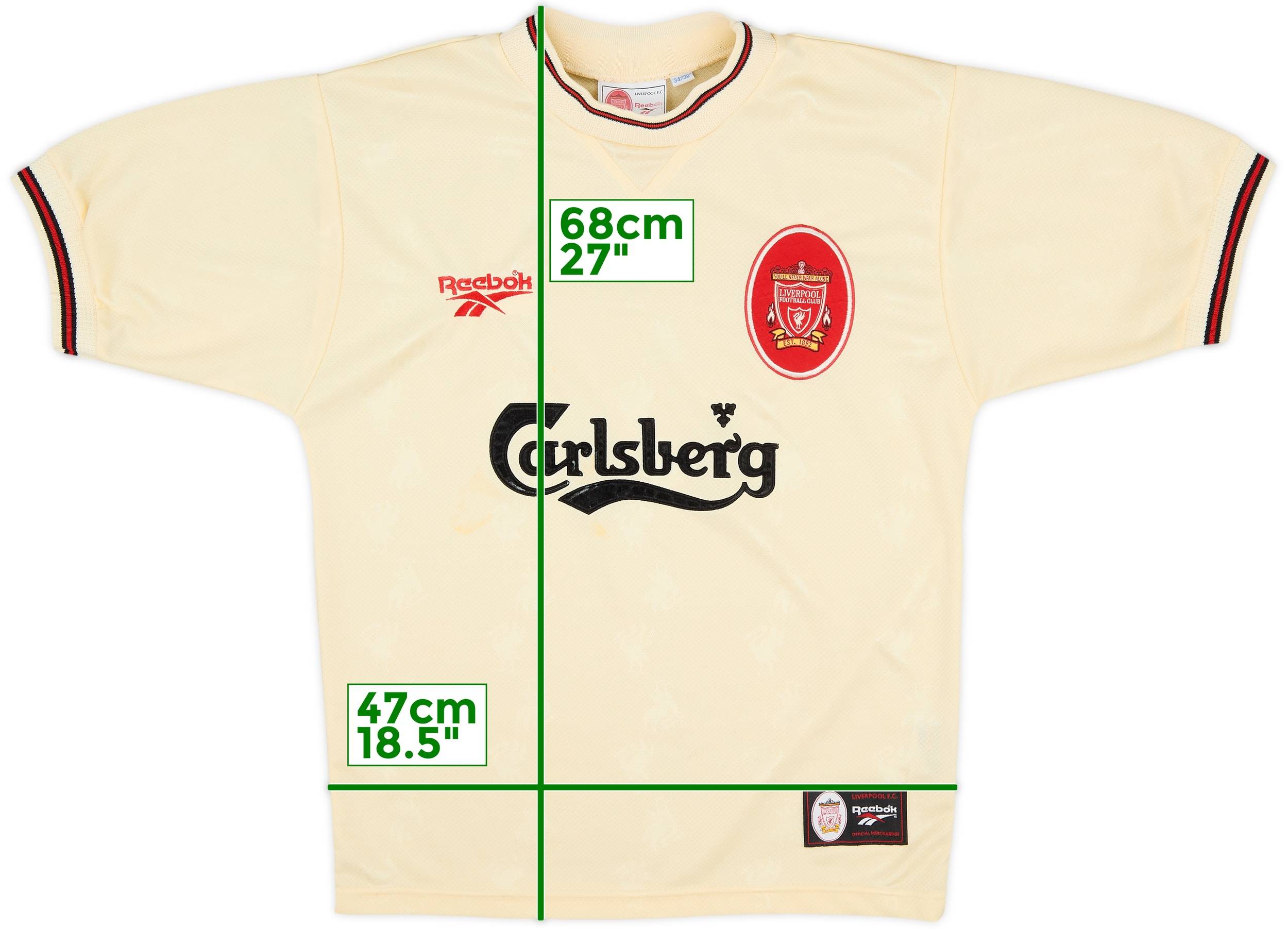 1996-97 Liverpool Away Shirt - 6/10 - (S)
