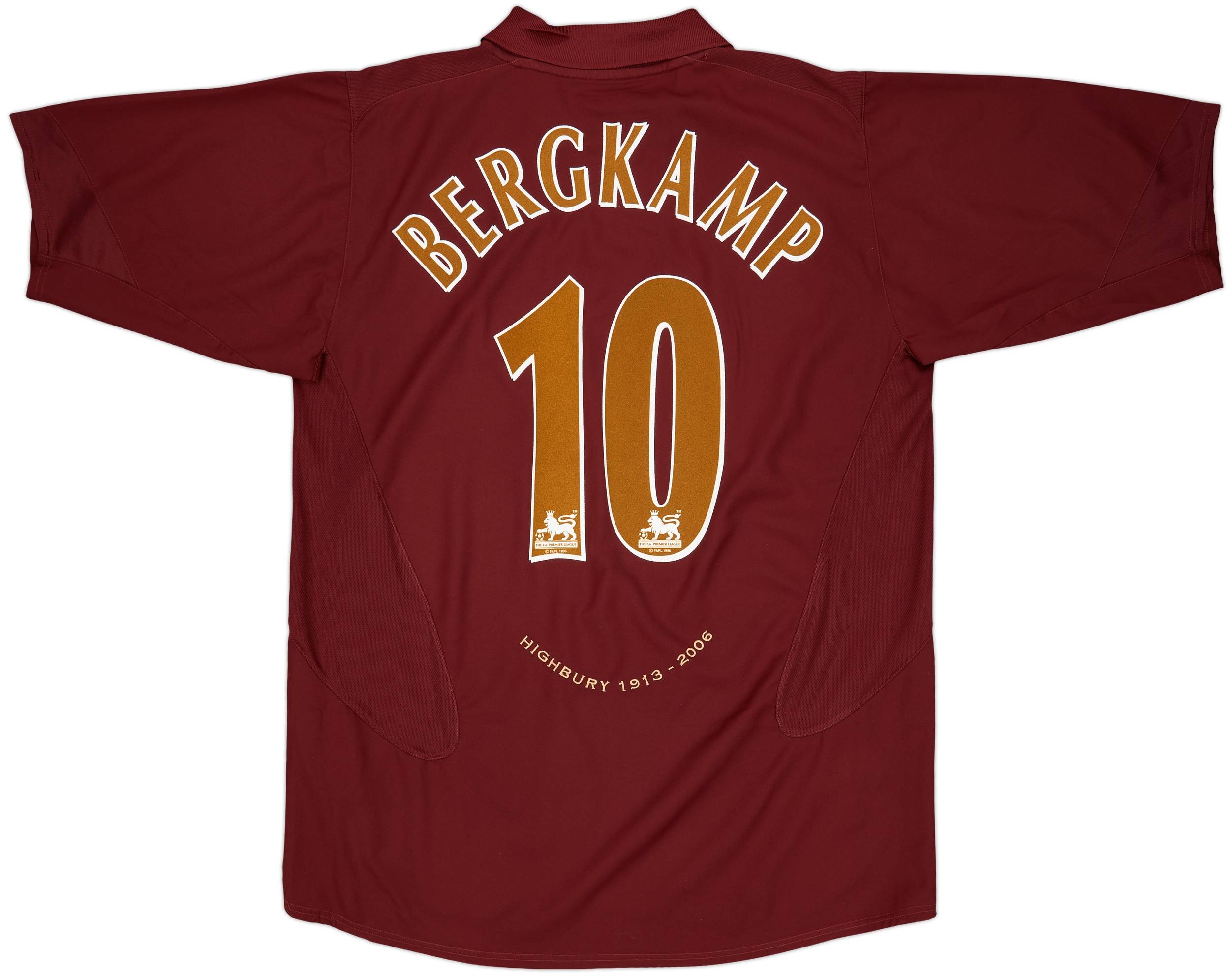 2005-06 Arsenal Home Shirt Bergkamp #10 - 5/10 - (XL)