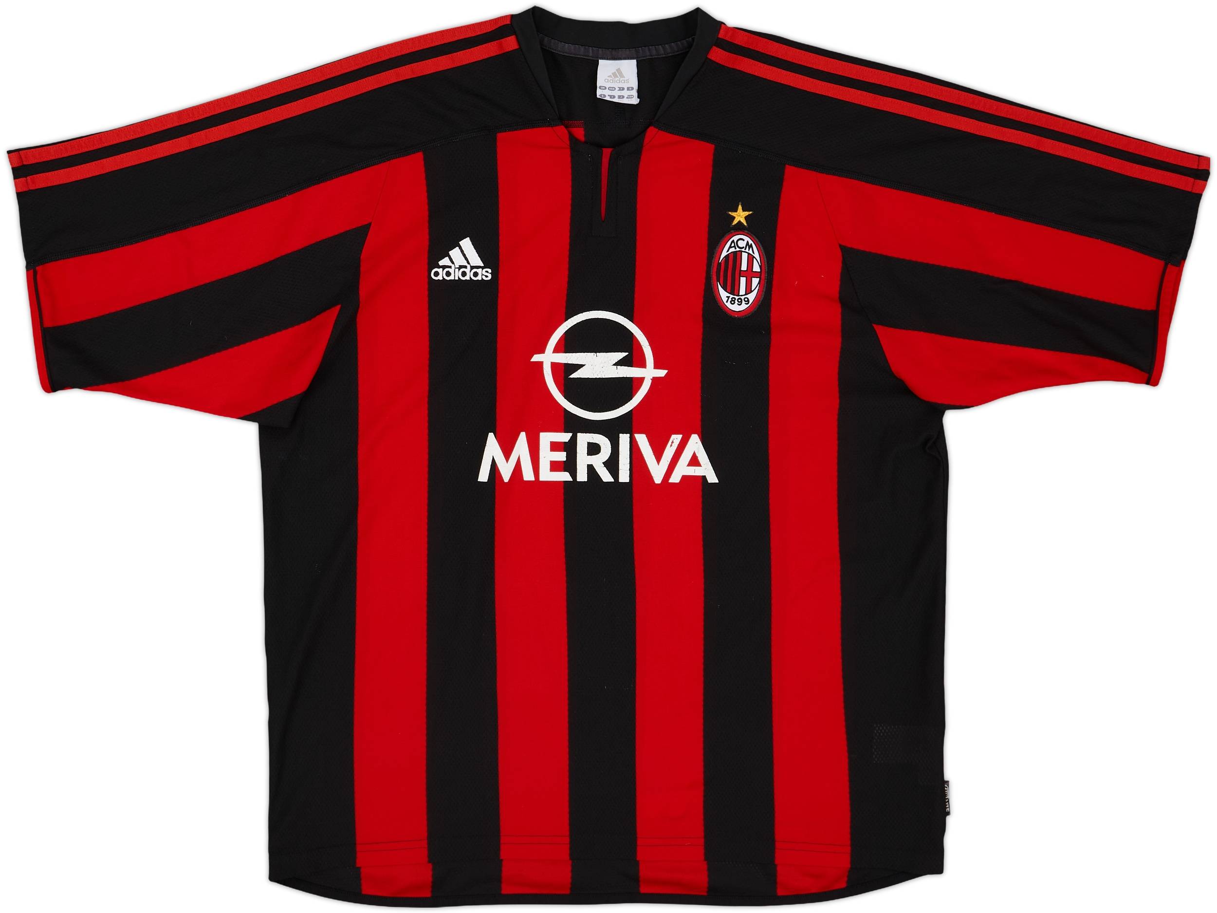 100％品質 Maldini Shirt Home Milan AC 2003-04 #3 (L) - 6/10 - 応援グッズ