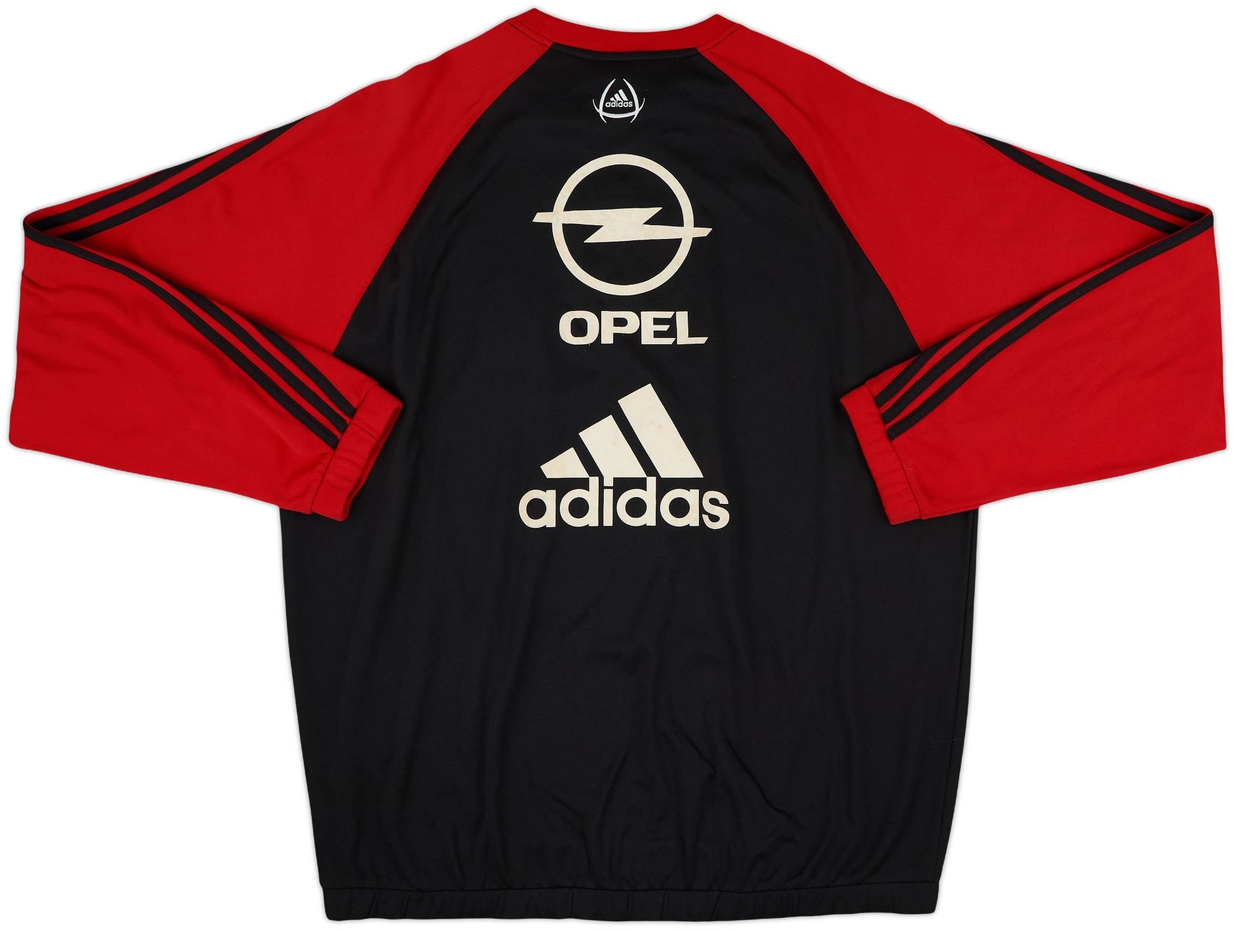 ウェア AC MILAN adidas sweat red & black 150 2005-06 AC Milan adidas Sweat Top - 7/10 - (XXL)