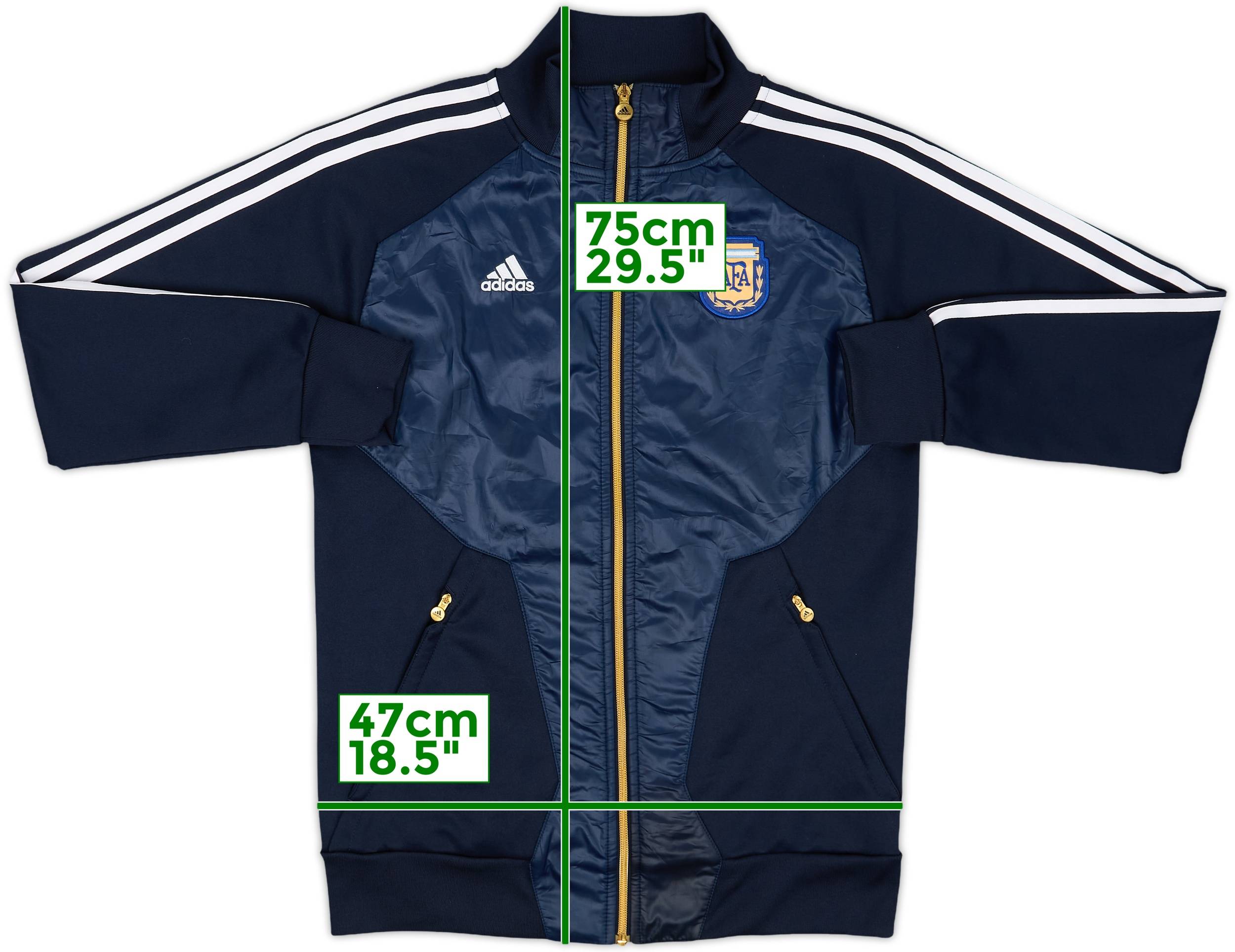 2010-11 Argentina adidas Track Jacket - 10/10 - (S)