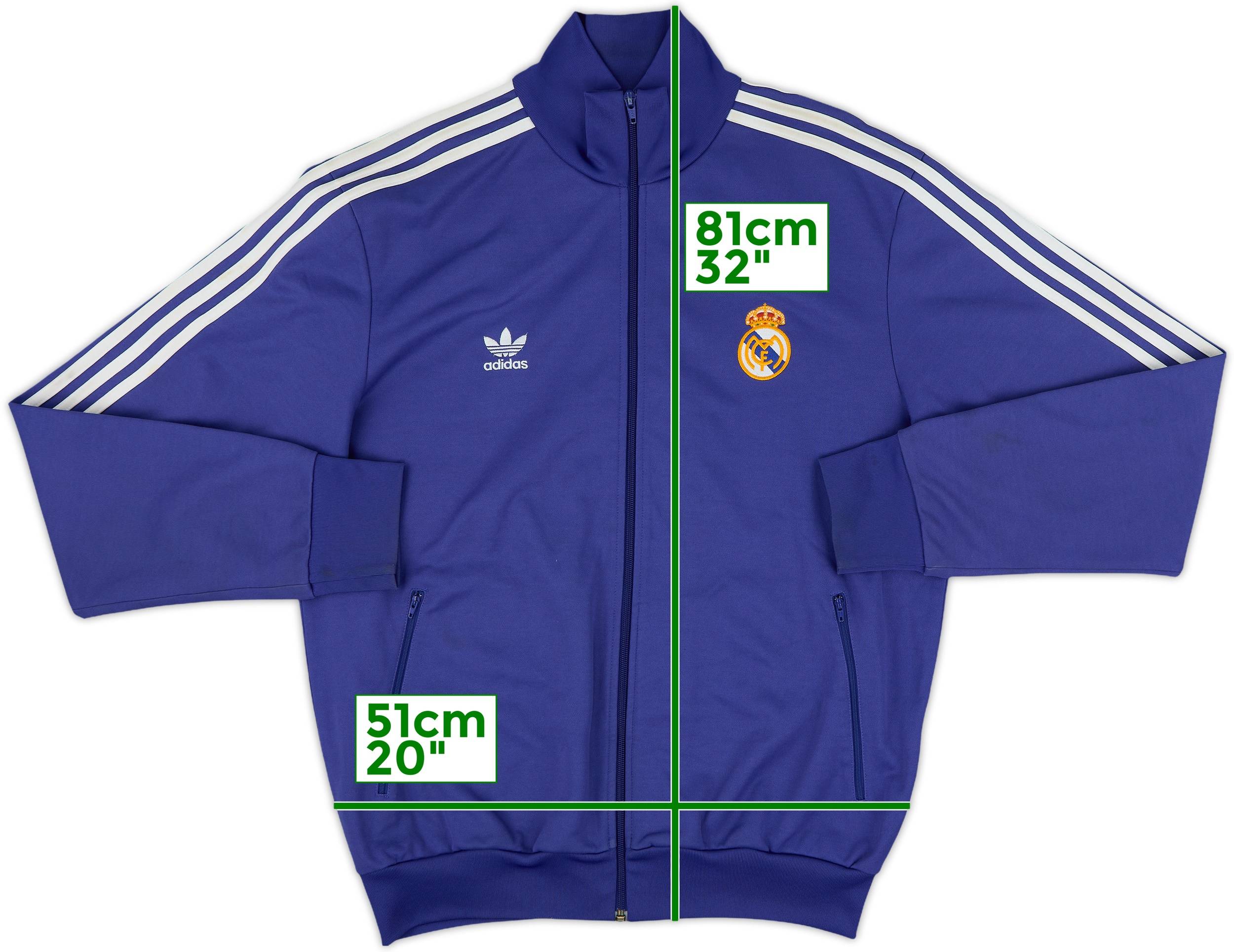 人気商品ランキング Jacket Track Originals adidas Madrid Real 2006-07 - (XL) - 7/10 ウェア