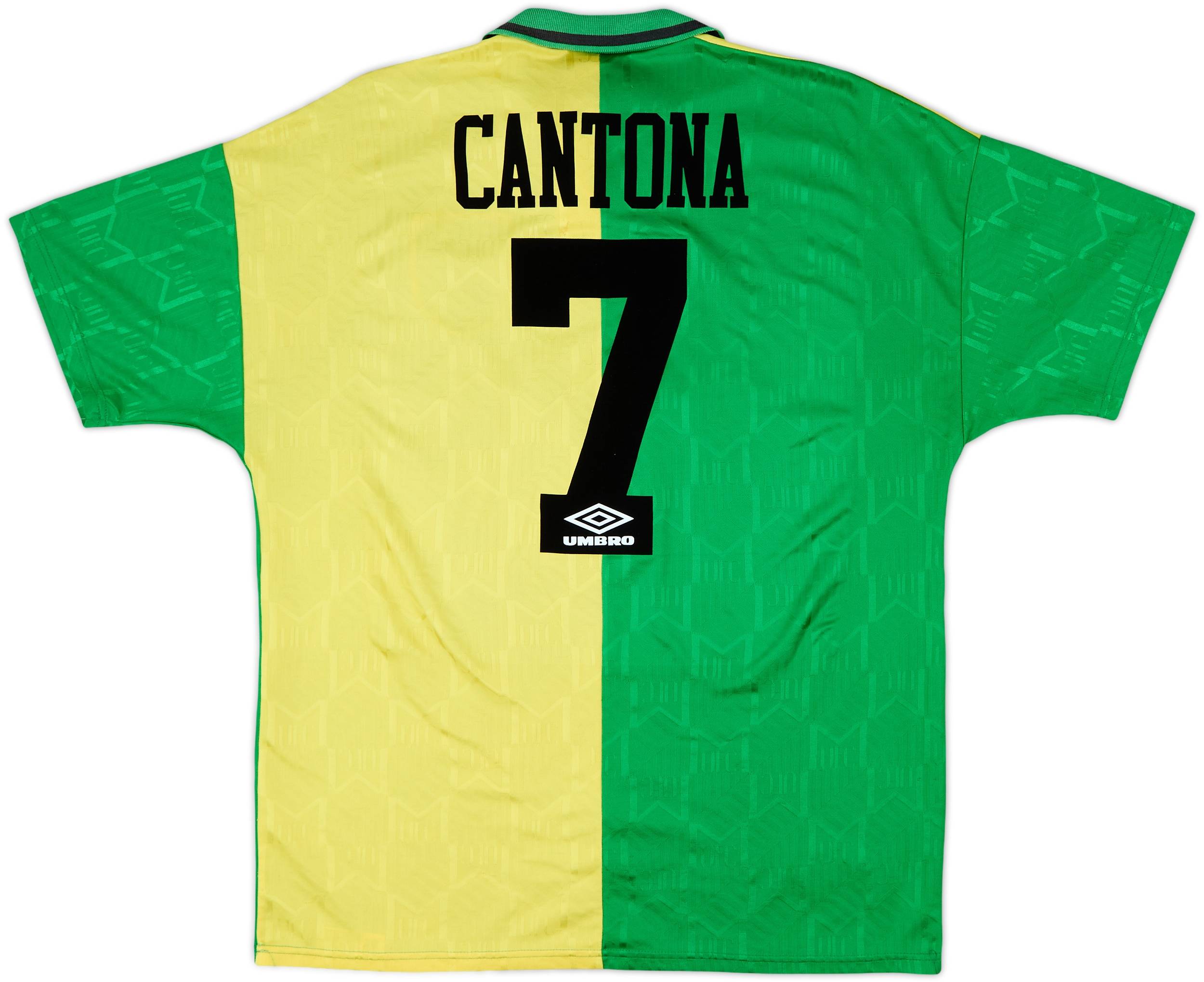1992-94 Manchester United Third Shirt Cantona #7 - 8/10 - (XL)