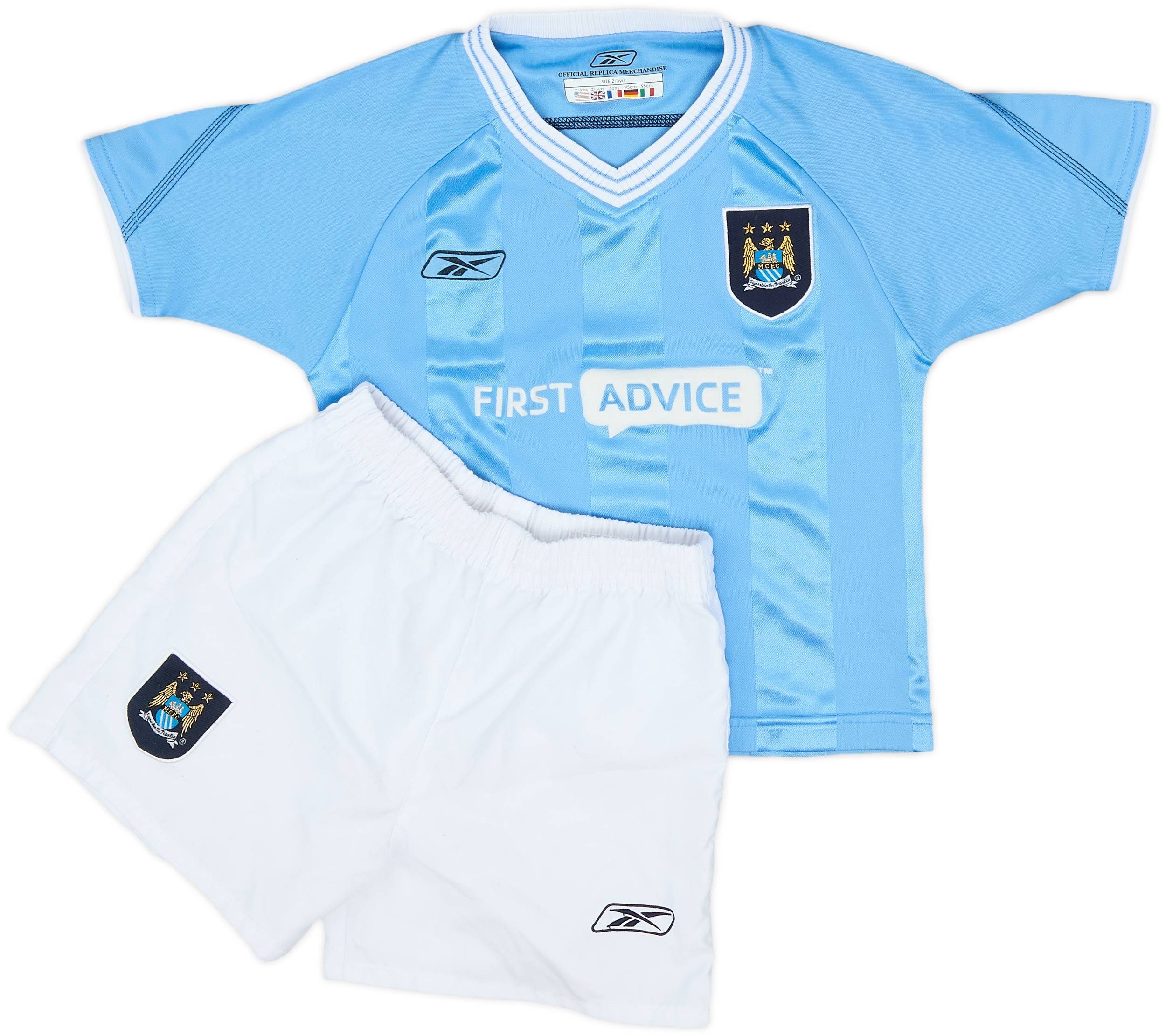 ウェア Manchester City 03/04 Home Manchester City Home Football Shirt 2003/04 Large Boys
