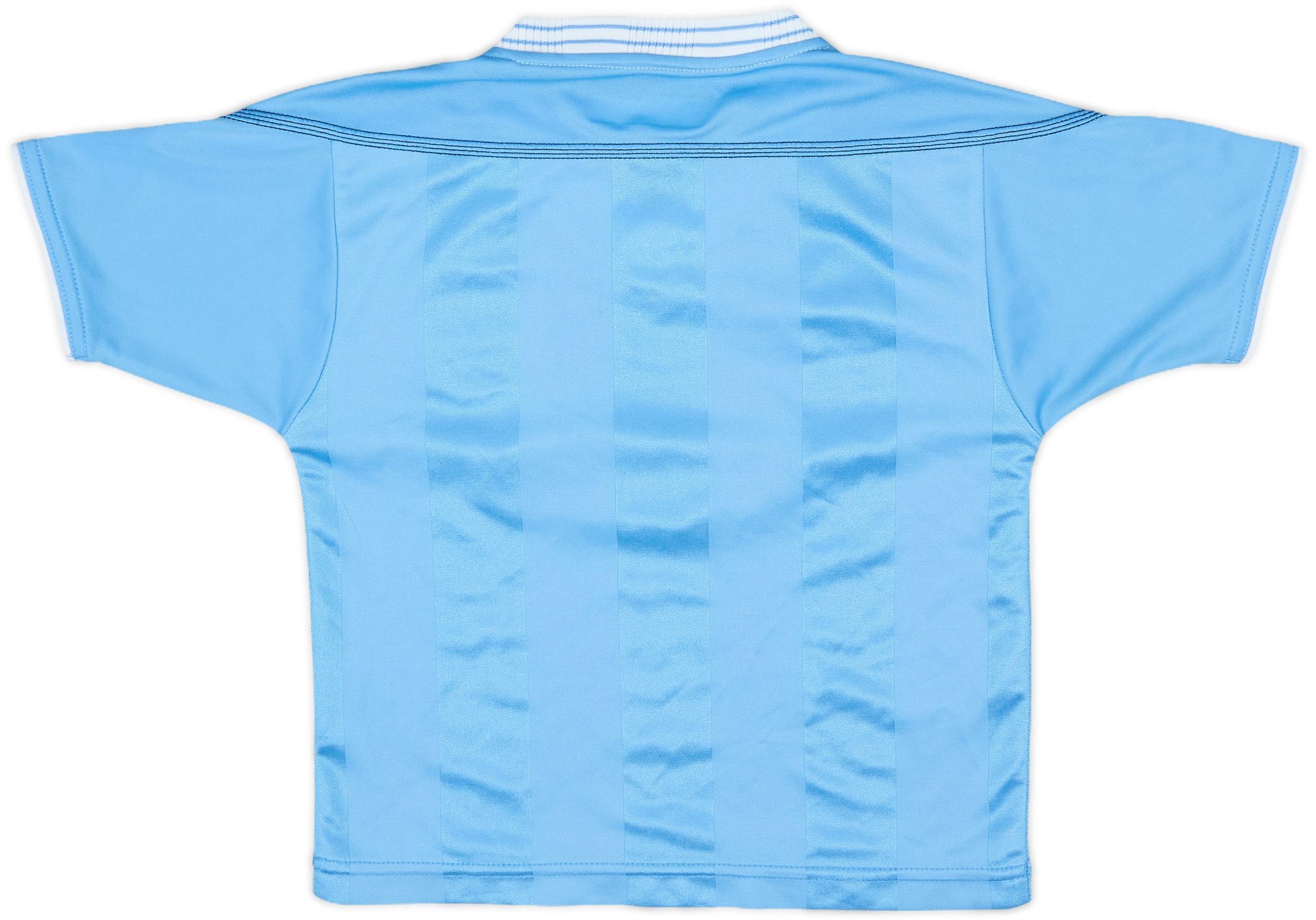 2003-04 Manchester City Home Shirt & Shorts - 9/10 - (2-3 Years)