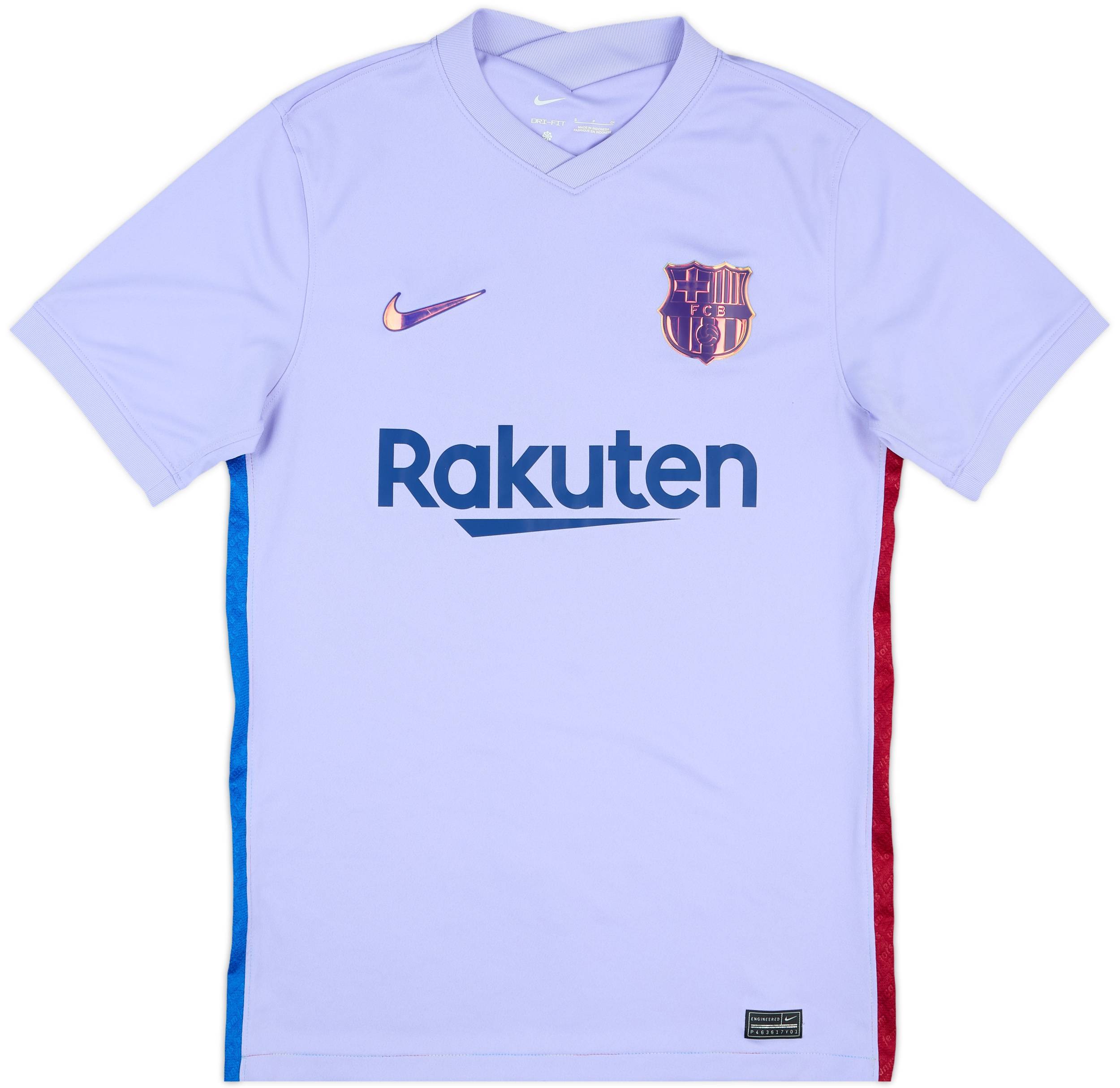 2021-22 Barcelona Away Shirt - 7/10 - (S)