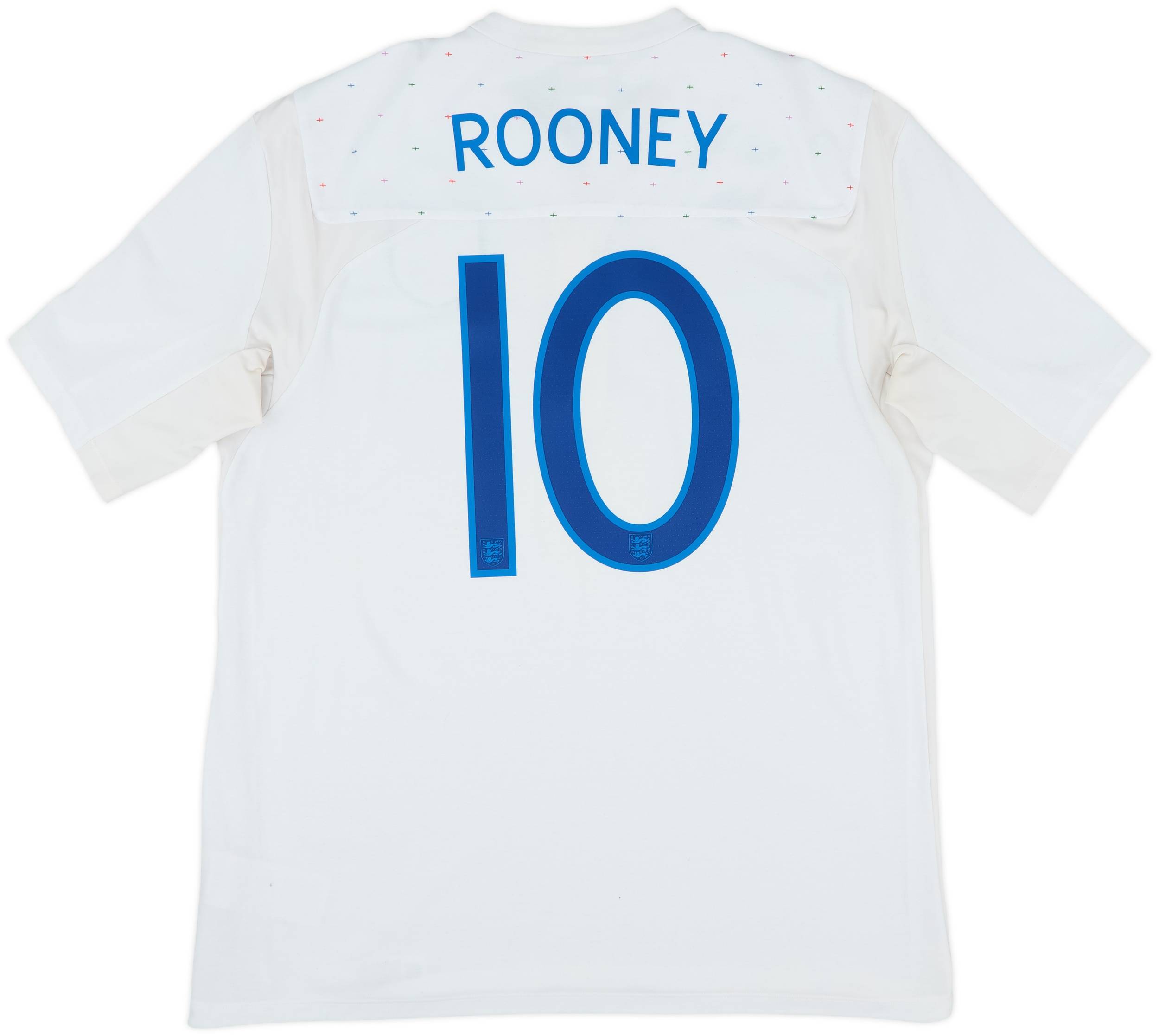 2010-11 England Home Shirt Rooney #10 - 8/10 - (L)