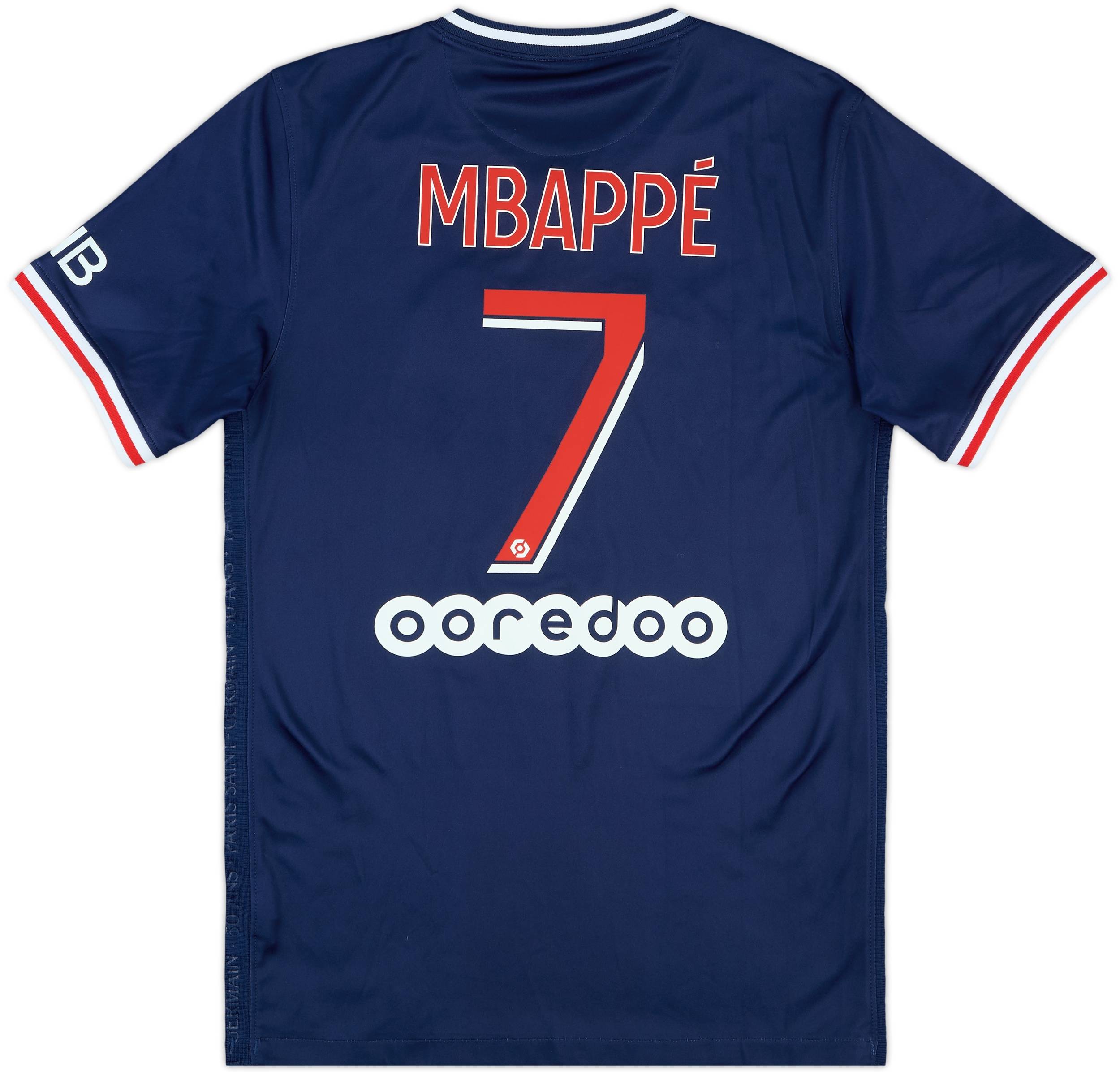 2020/21パリ・サンジェルマン/ NEW / L / #7 / MBAPPÉ 2020-21 Paris Saint-Germain Home Shirt Mbappe #7 - 8/10 - (S)